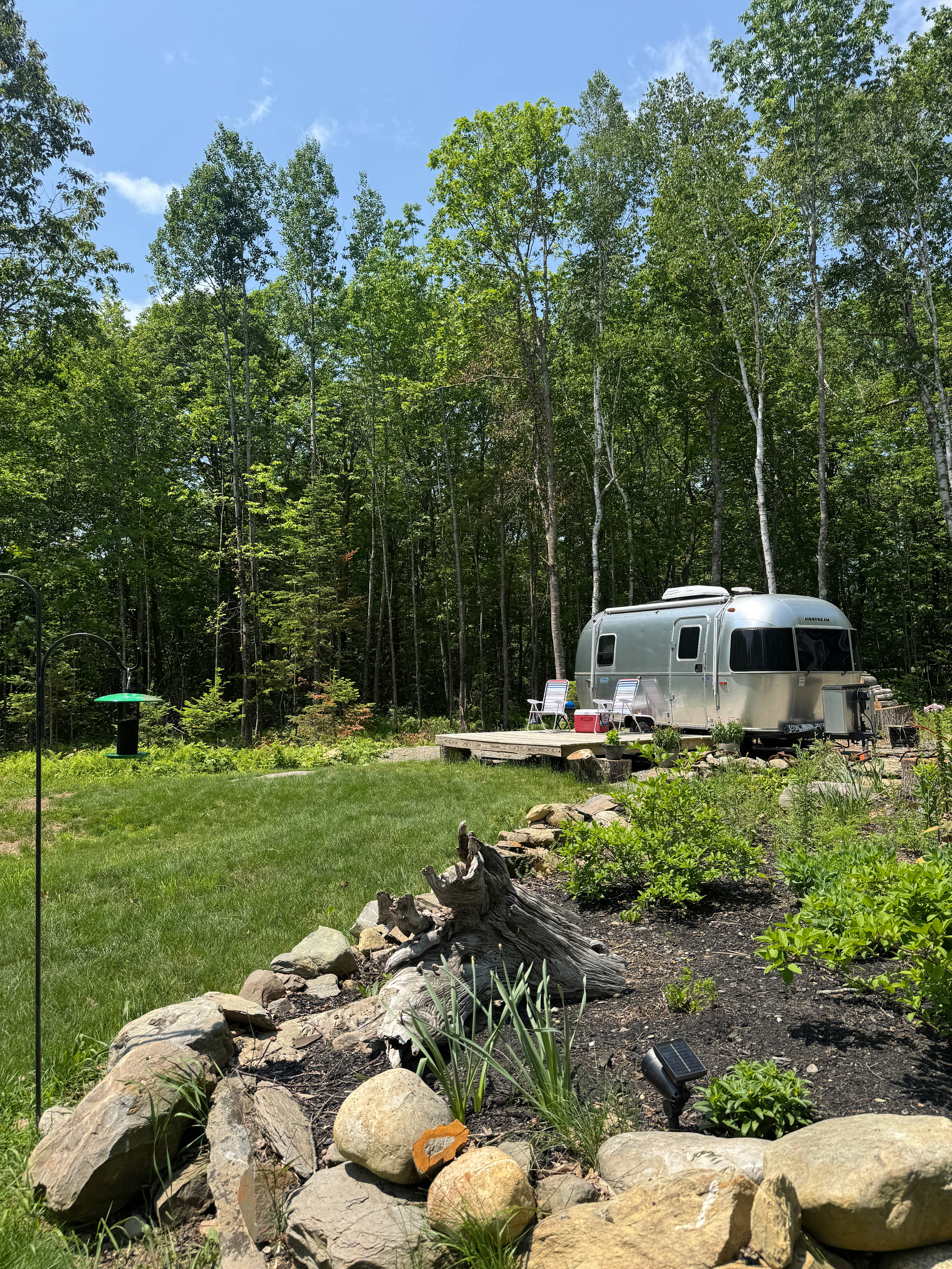 Secluded Center Pond RV Site