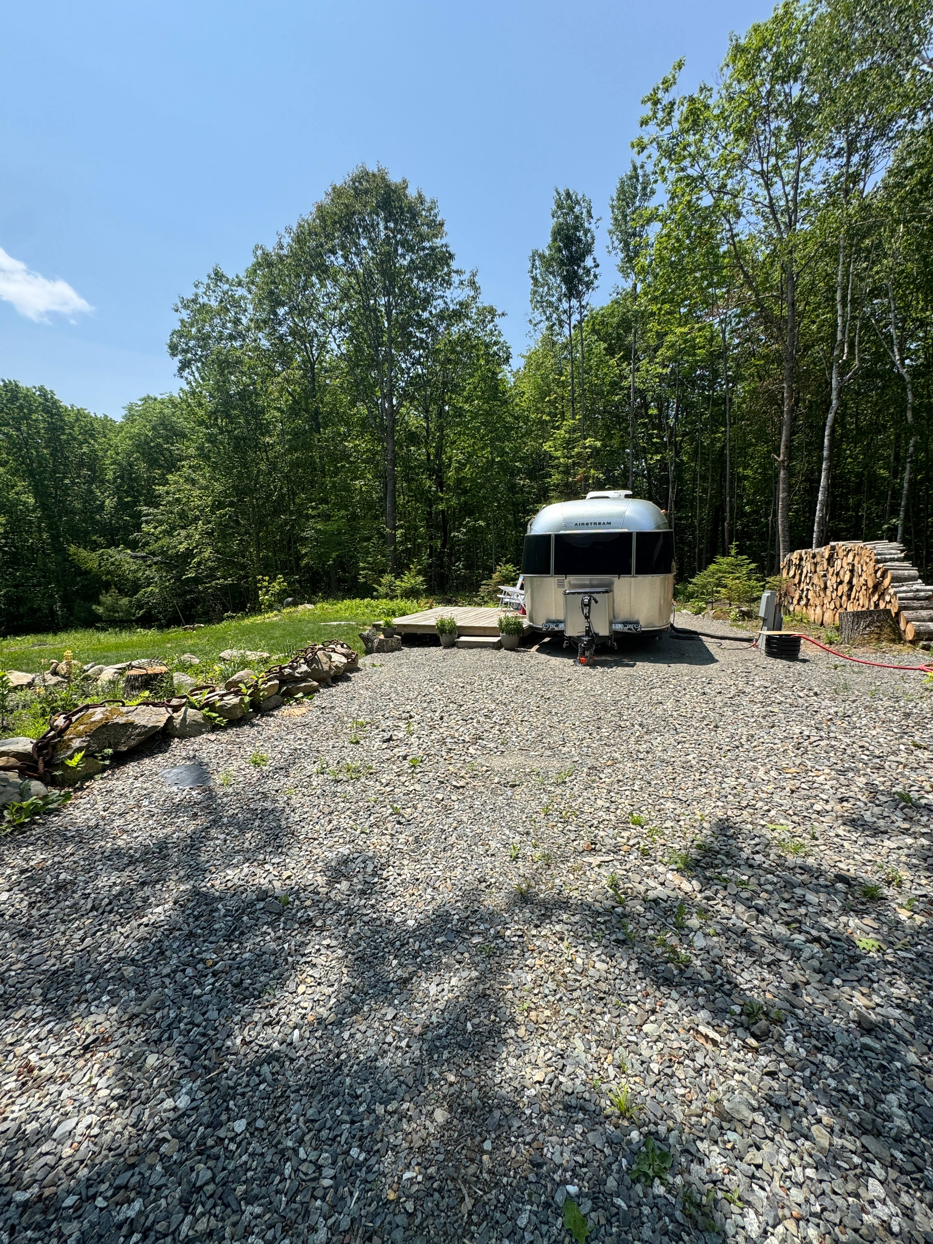 Secluded Center Pond RV Site