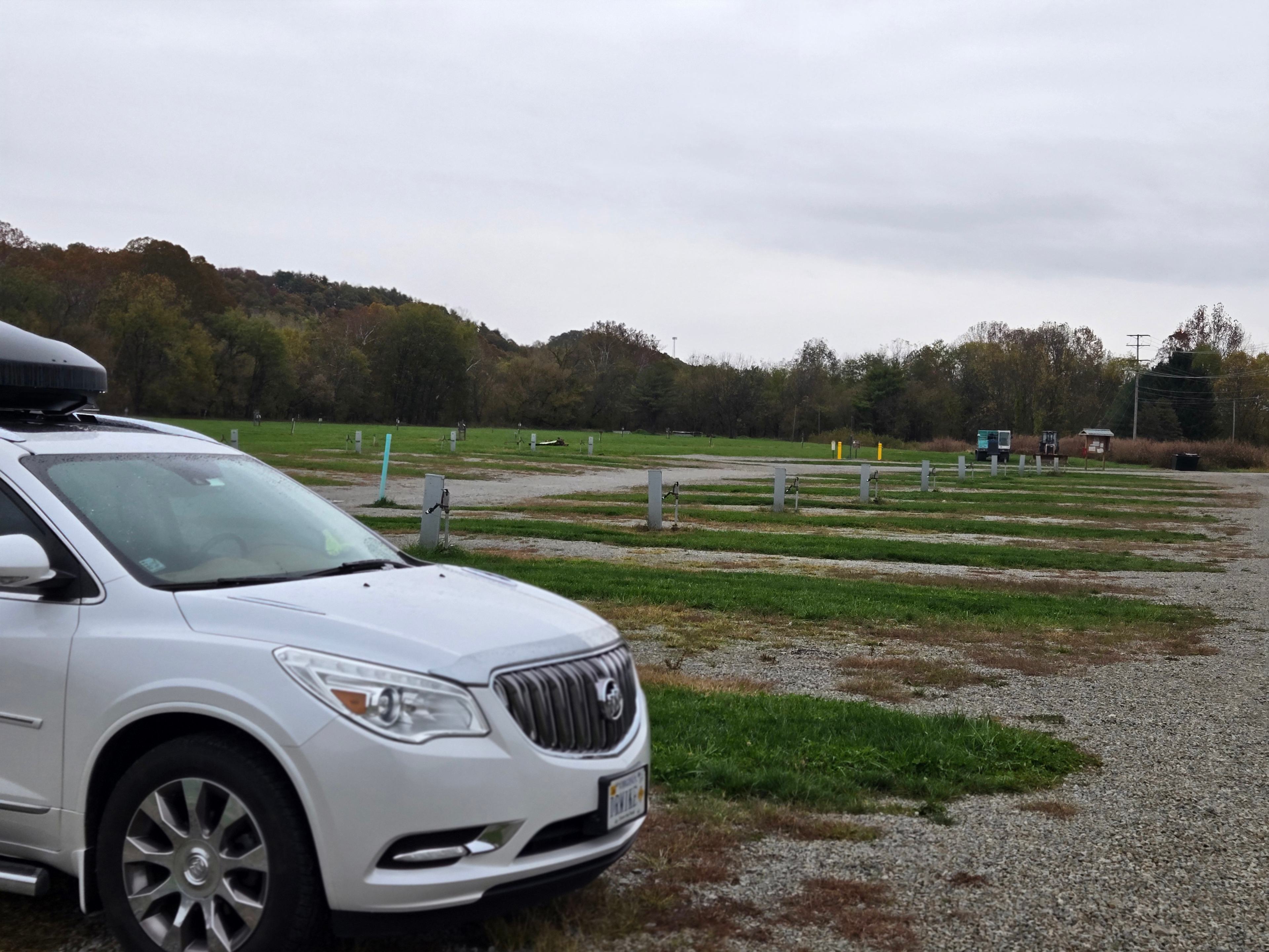 1 thur 13 are pull through sites.