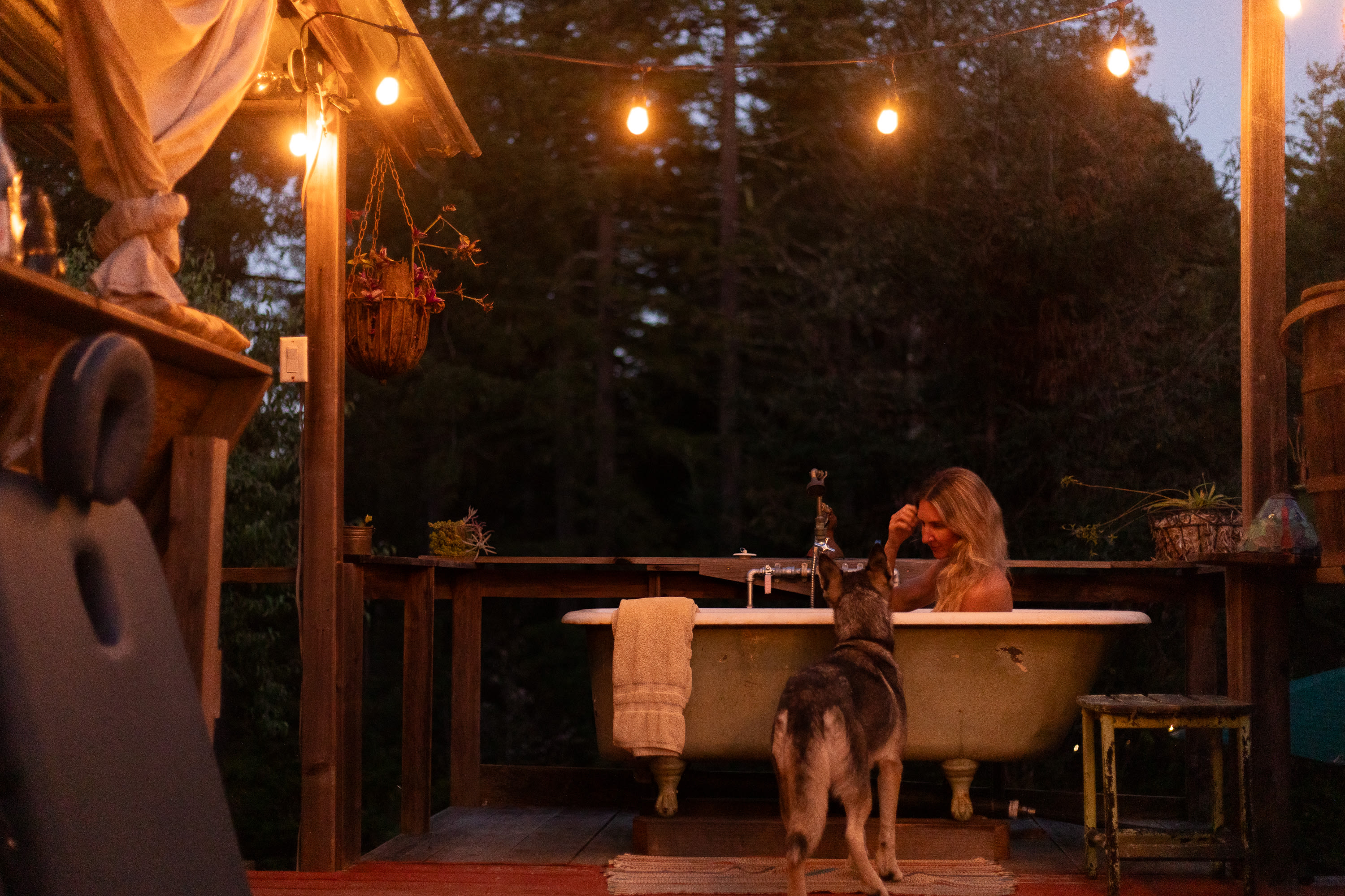 Nothing like a hot soak before bed