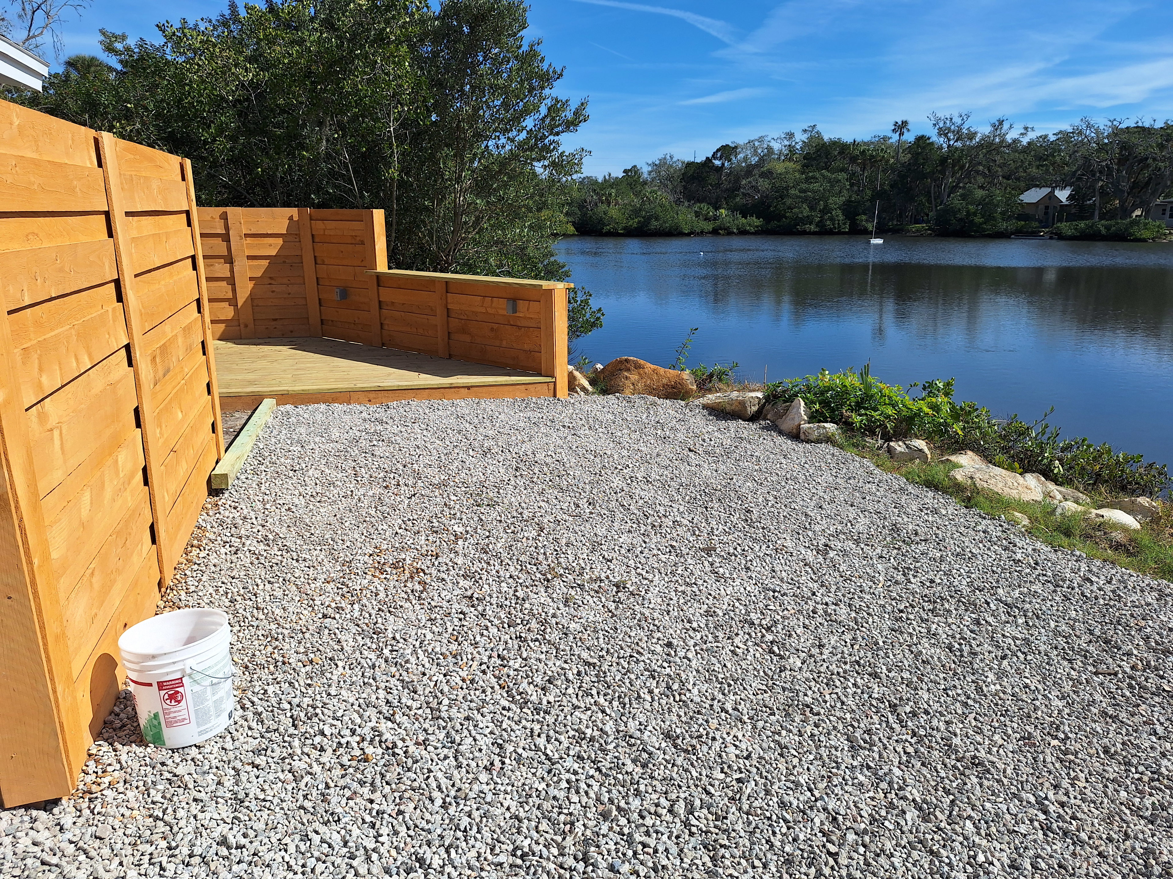 Lake Front Private Fenced Camping