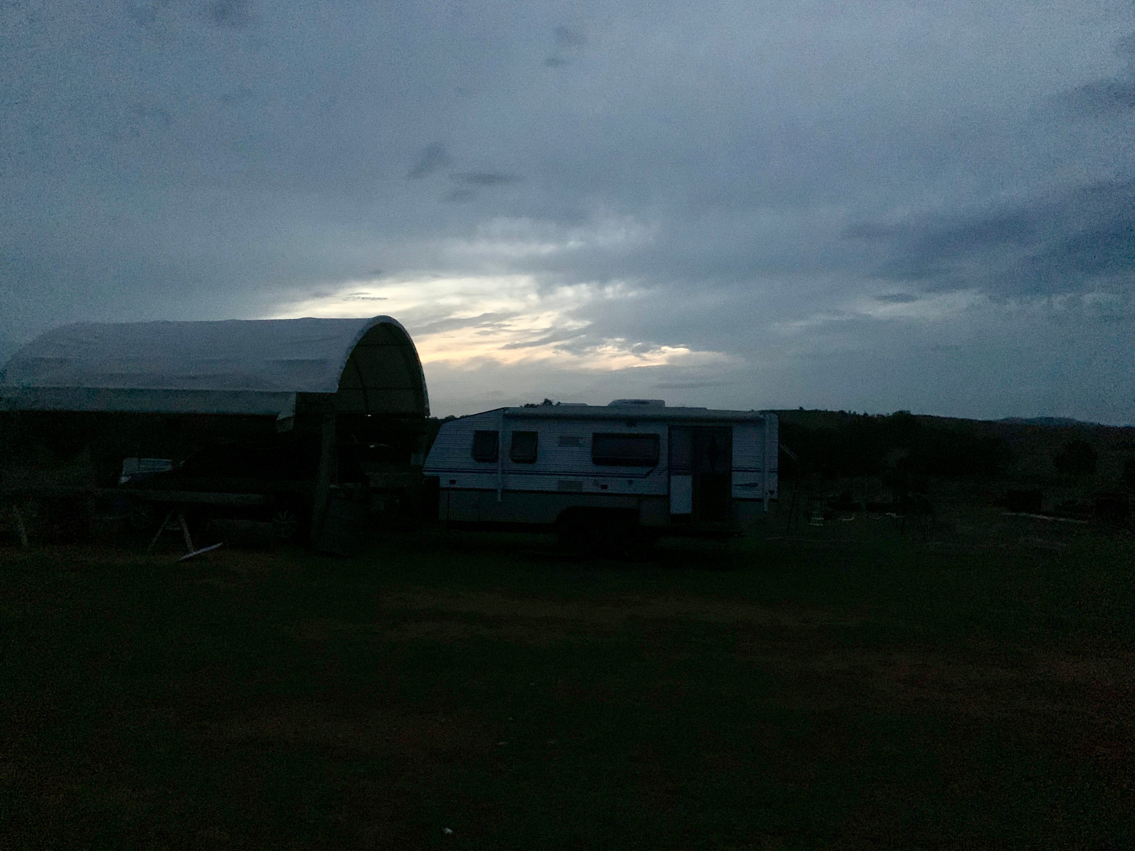 a little after sunset... 