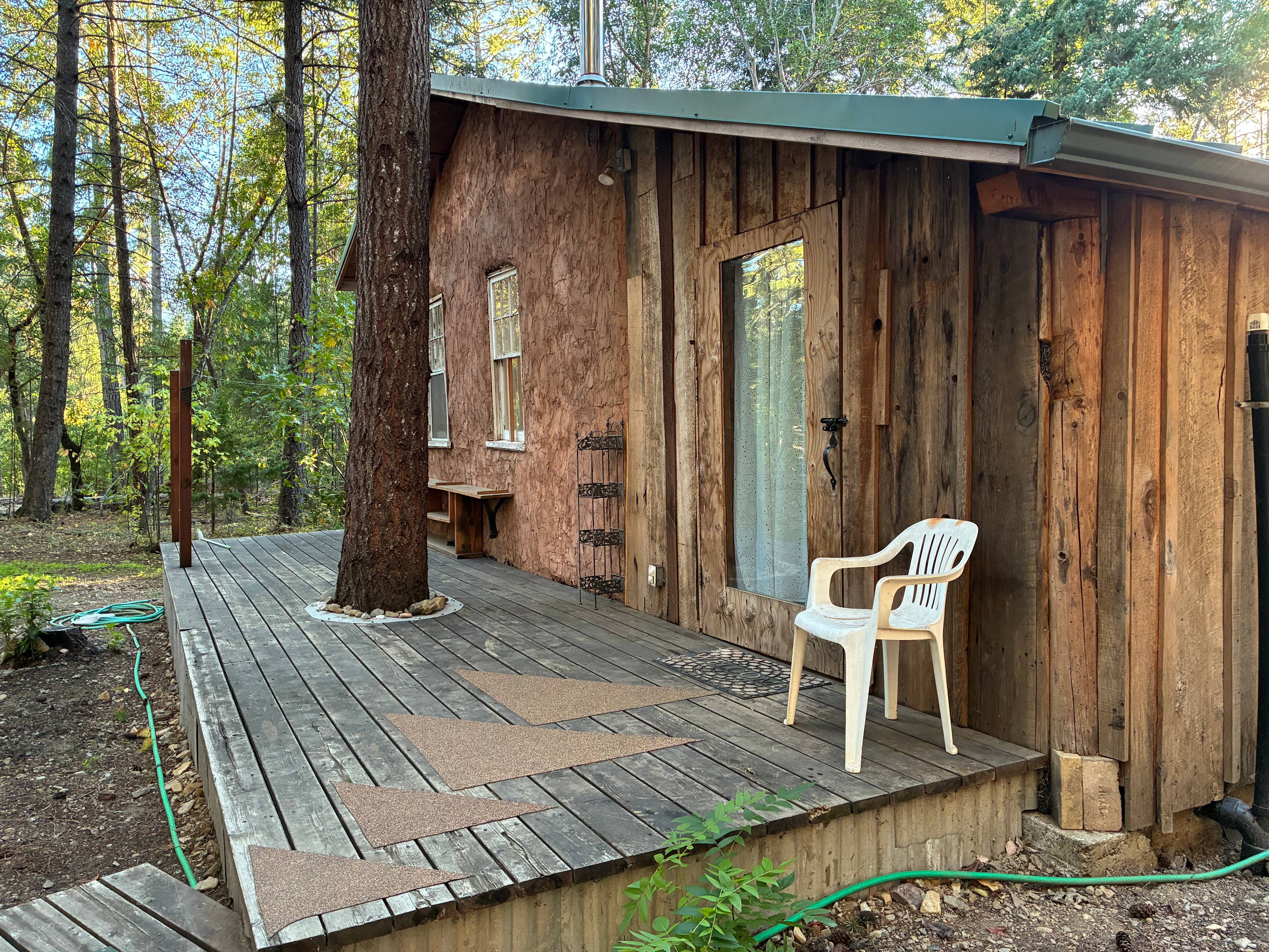 Straw bale artist studio