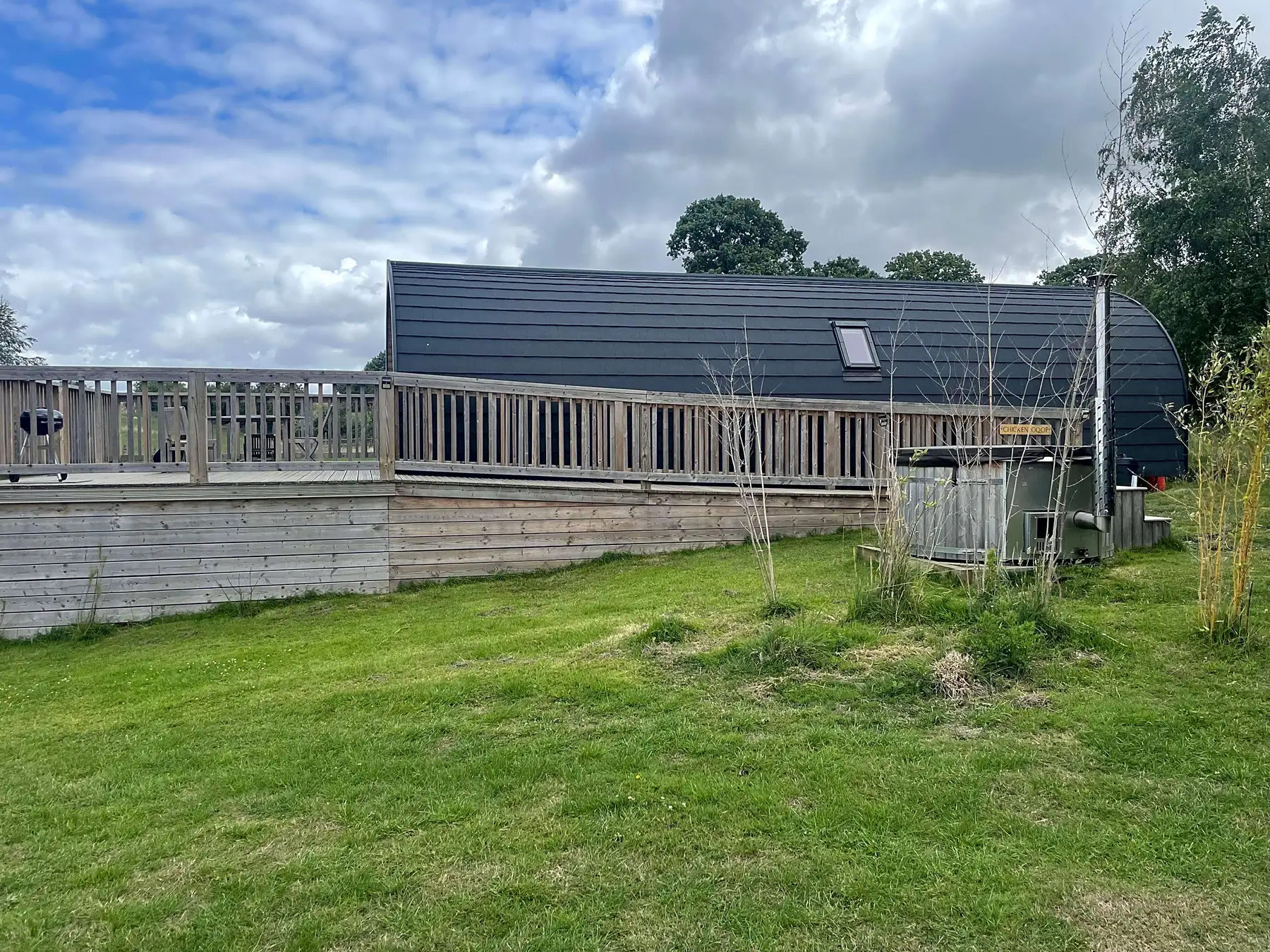 Glamping at Foxholes Farm