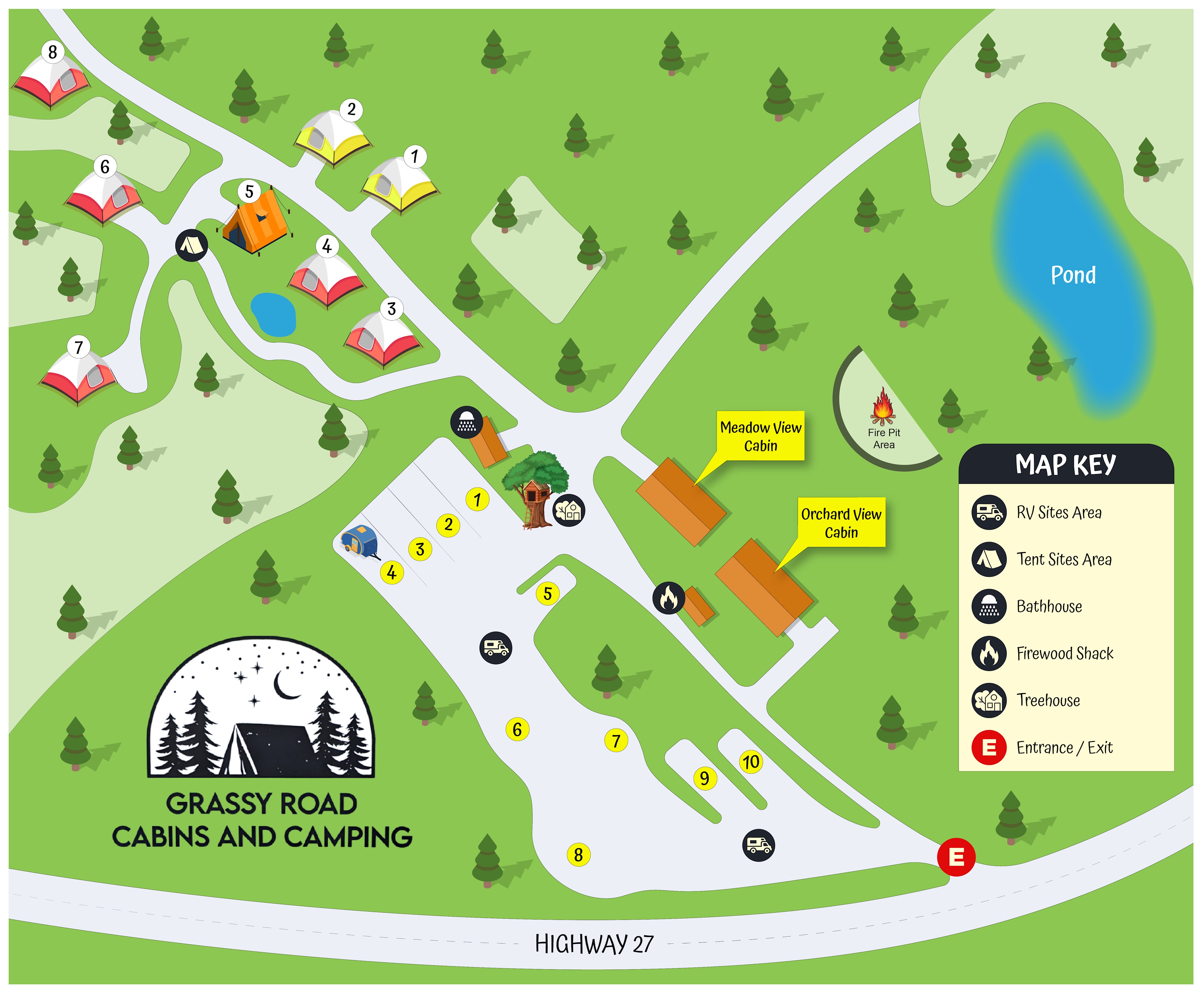 Grassy Road Cabins and RV Camping