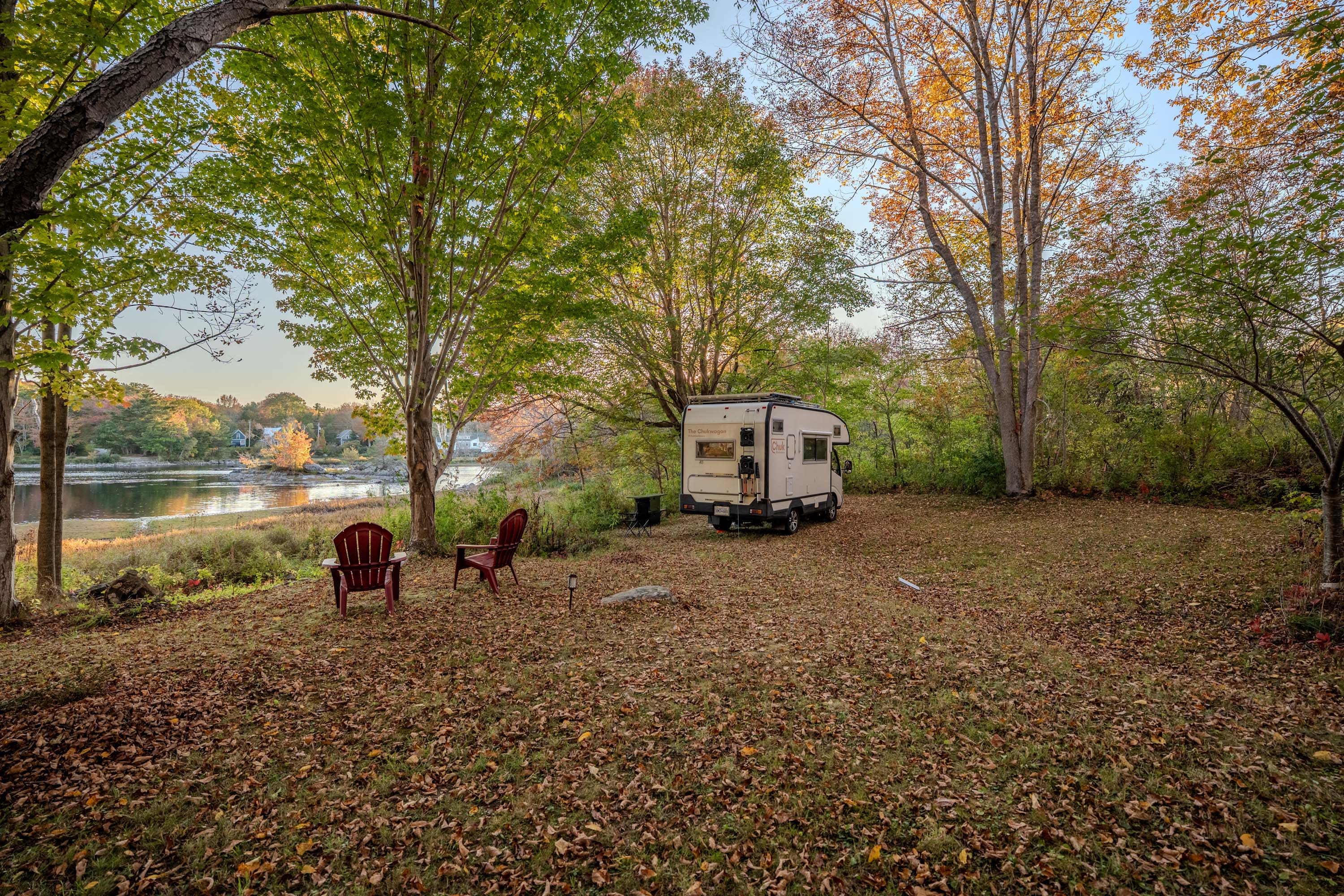 Private River Camping for Vanlife