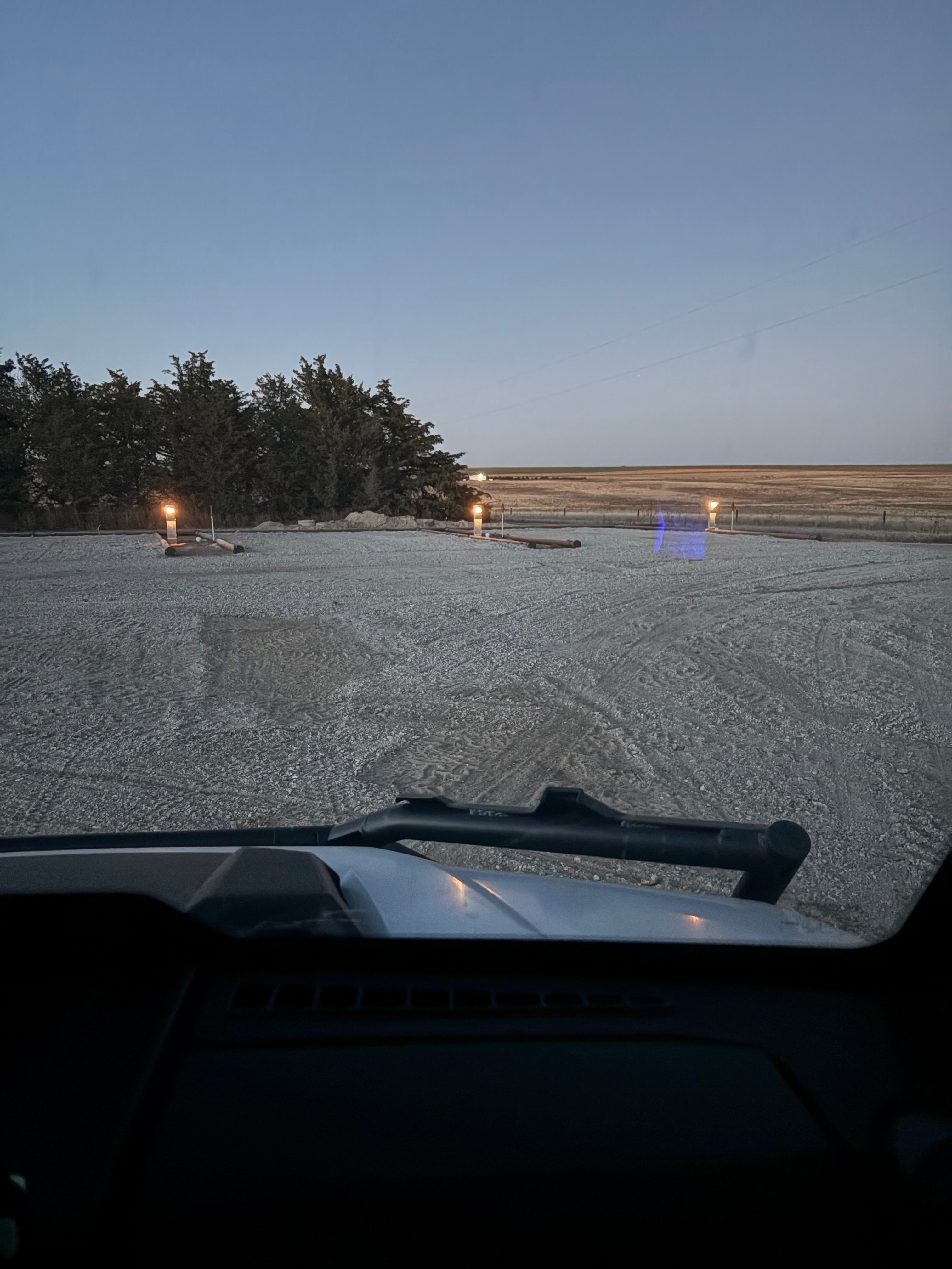 Nice spacious spots even for large campers. 