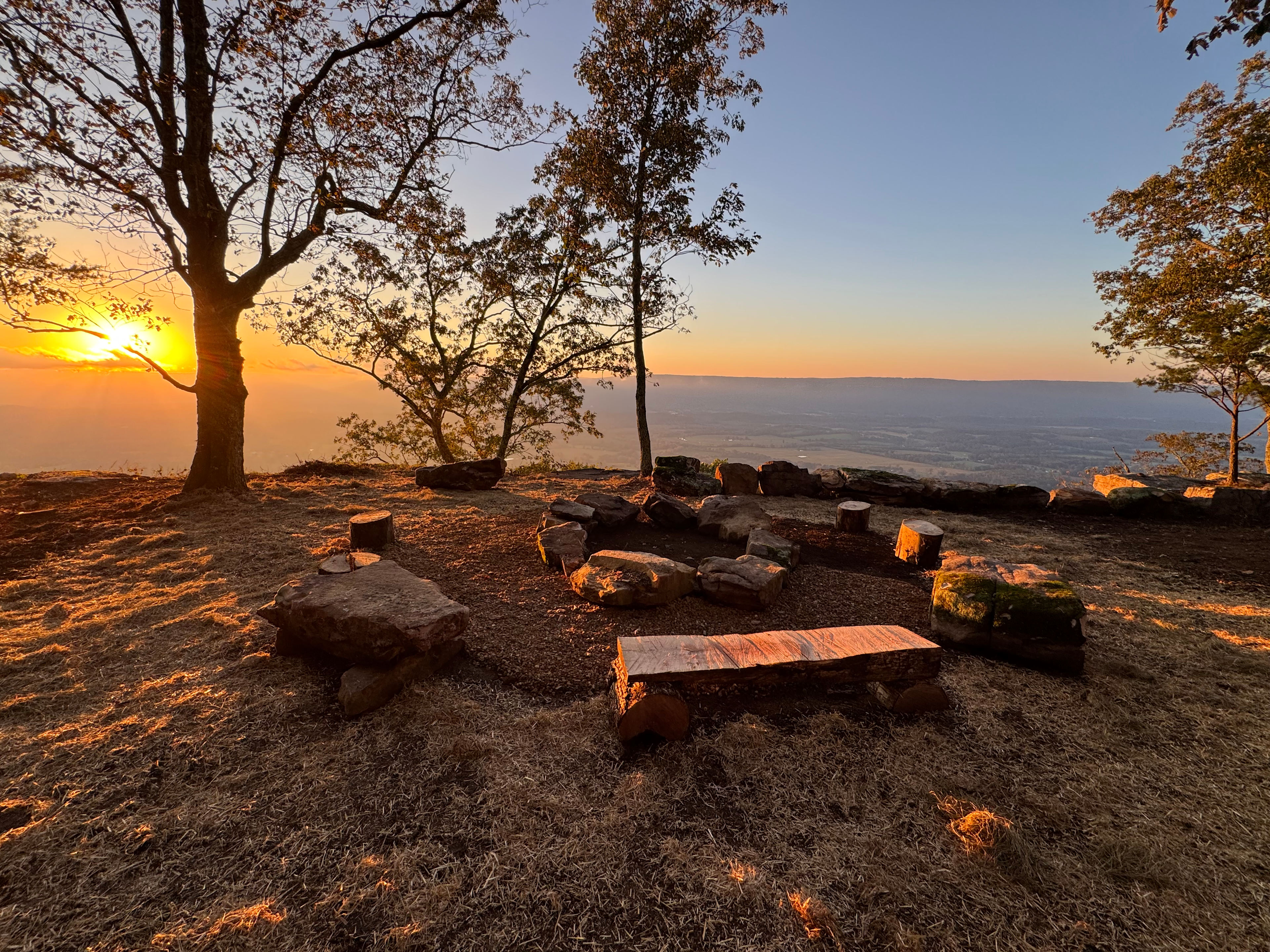 Last Light at Burning Skye Bluff