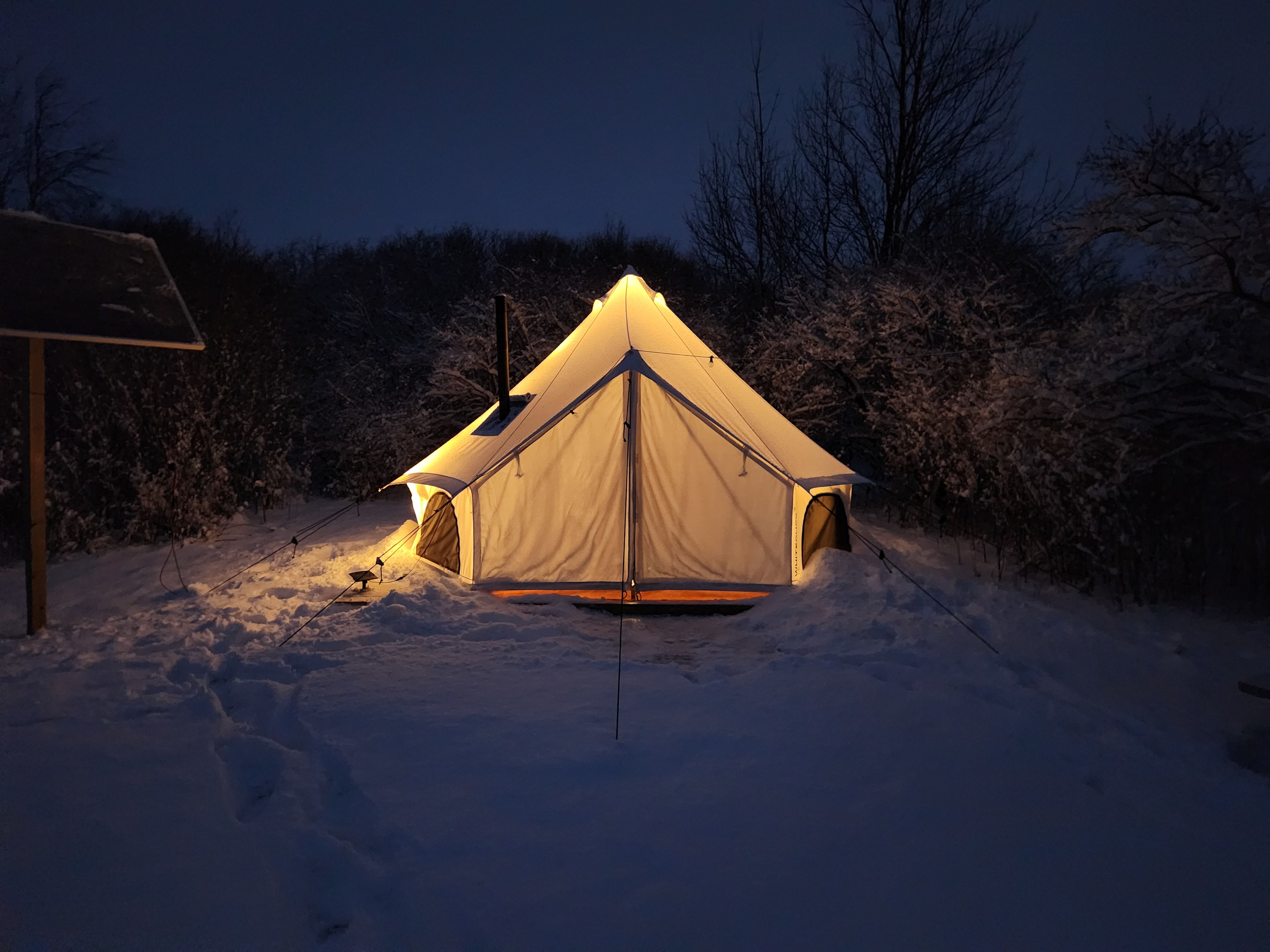 Overgrown Ridge Camp By Letchworth