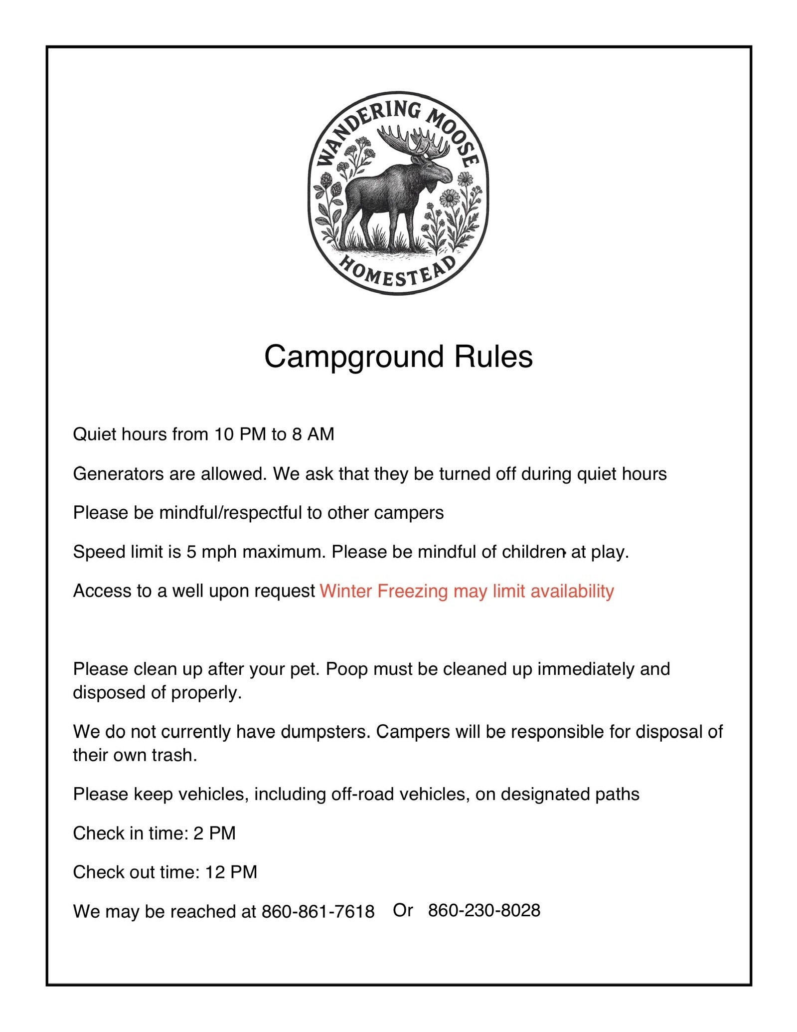 Wandering Moose Homestead