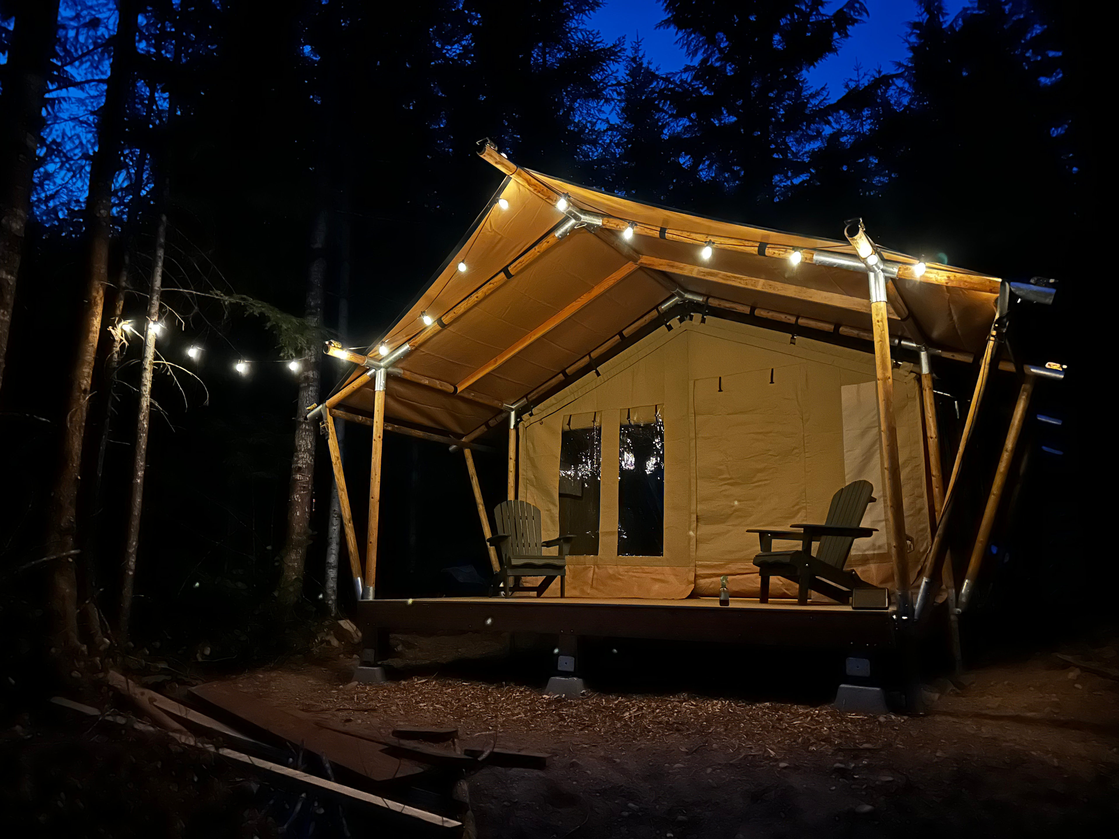 Safari tent in the Olympics