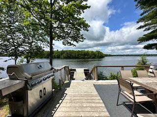 Partial view from outdoor eating area. 