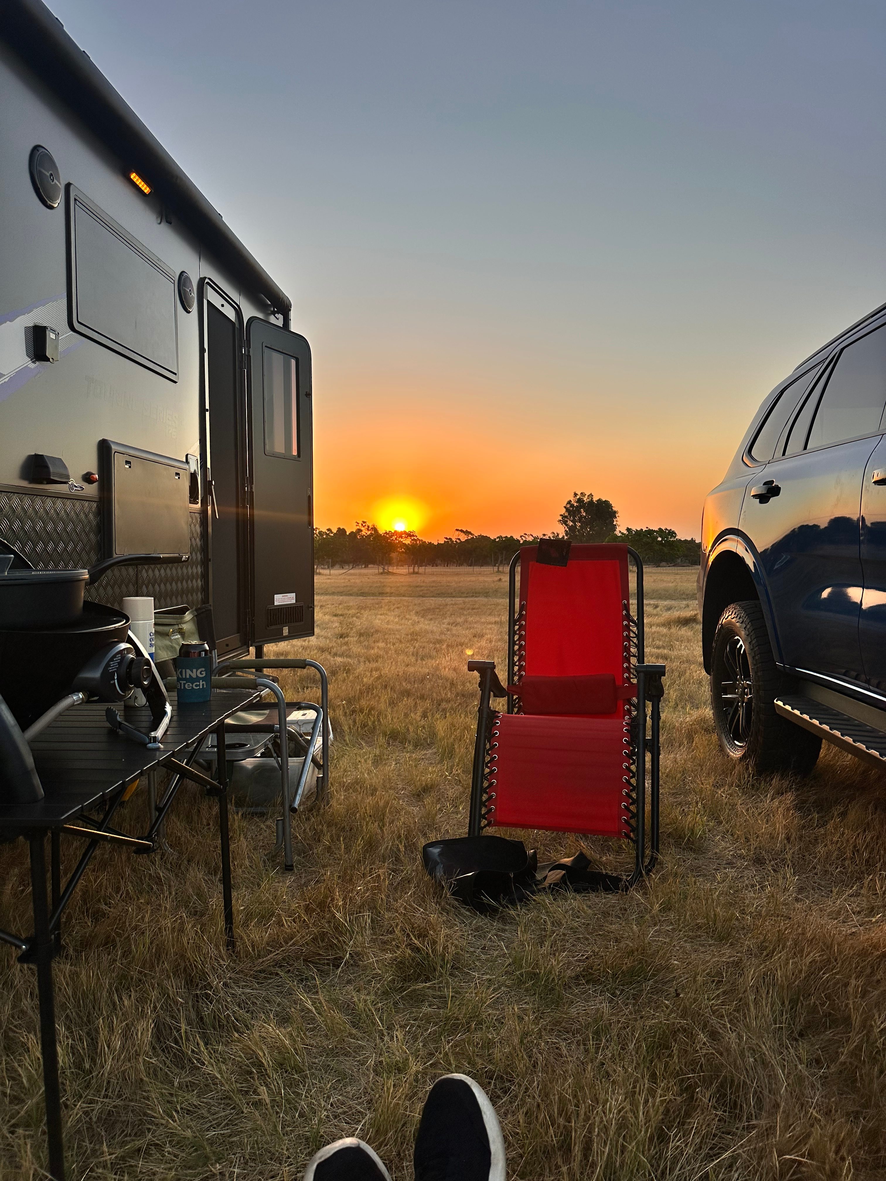 Gotta love a cold one watching the sun go down