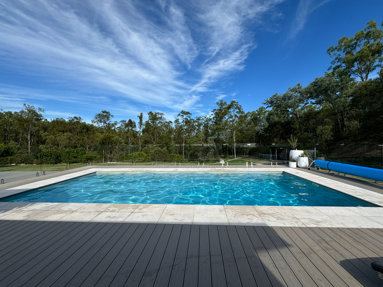 Suburban Poolside Caravan Retreat