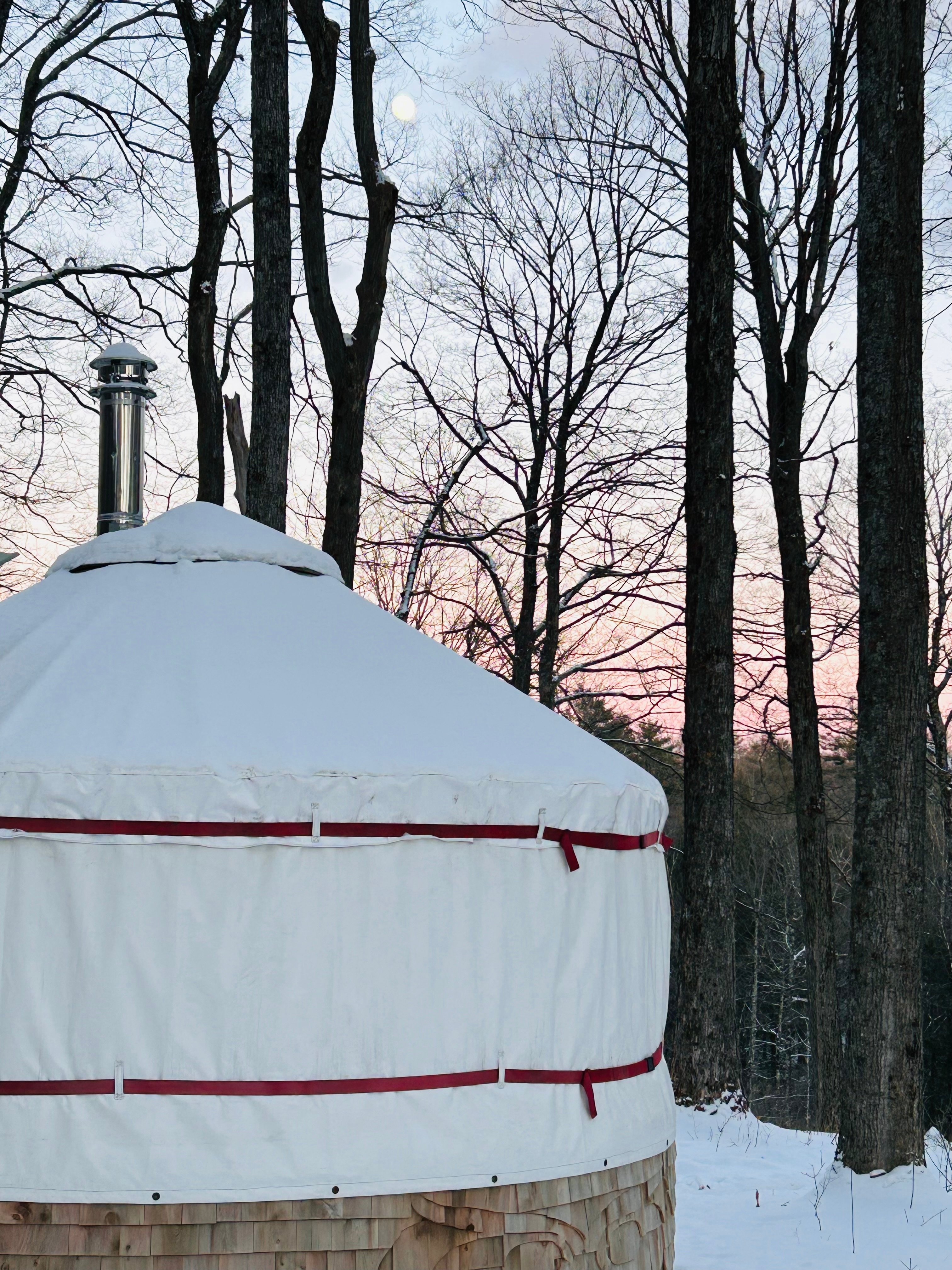 Wildly Peaceful Putney Yurt.