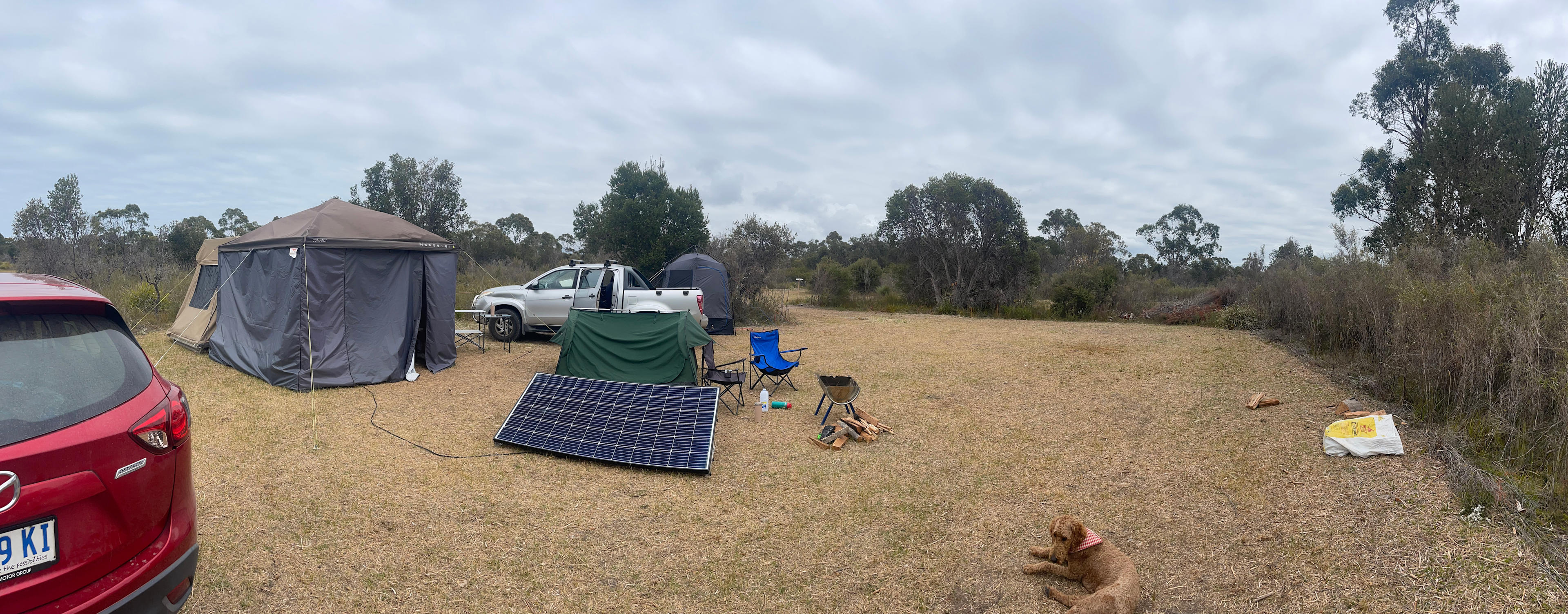 After friends left had the site we booked to ourselves