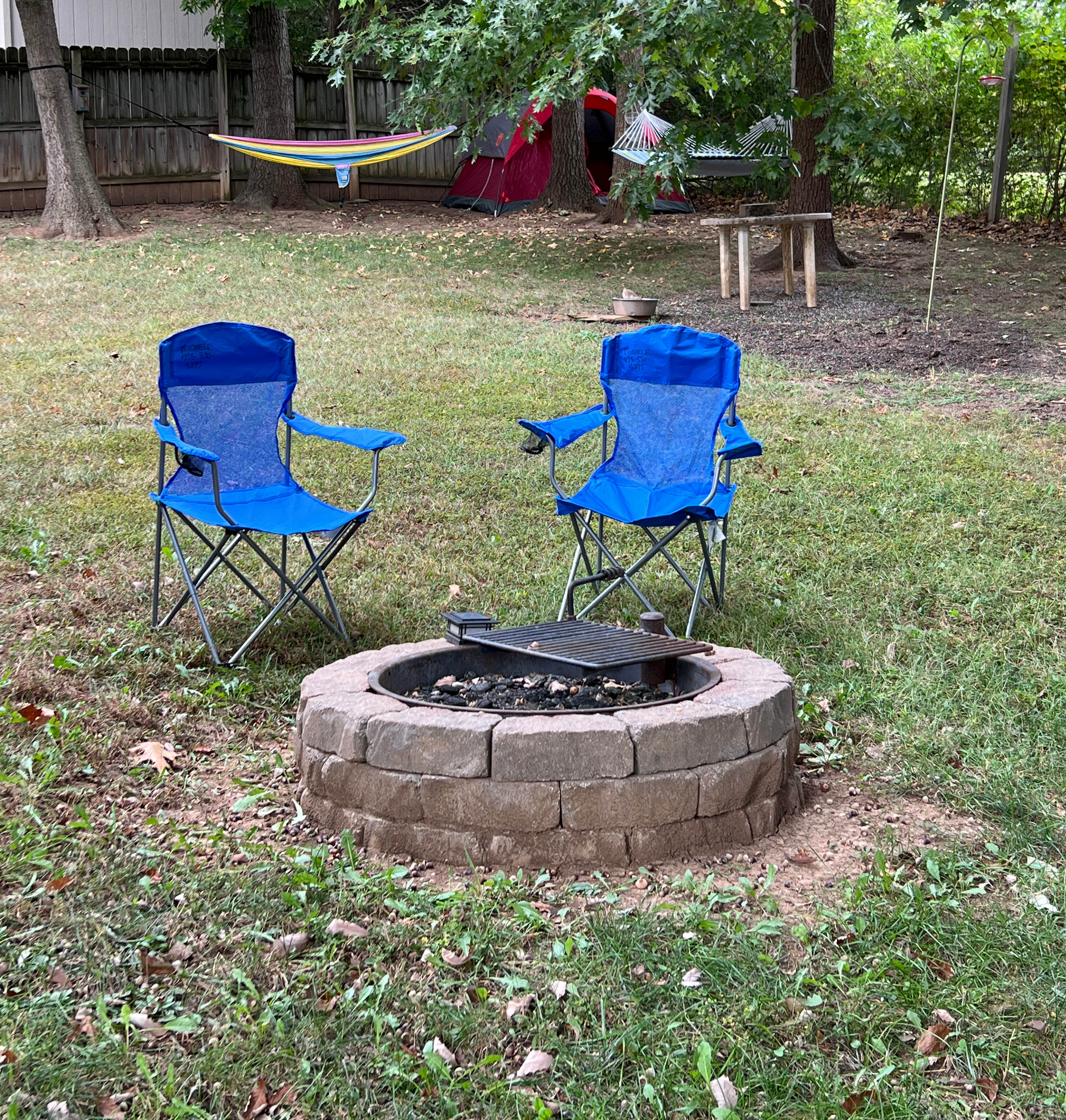 Happy Tent in the Oak Forest