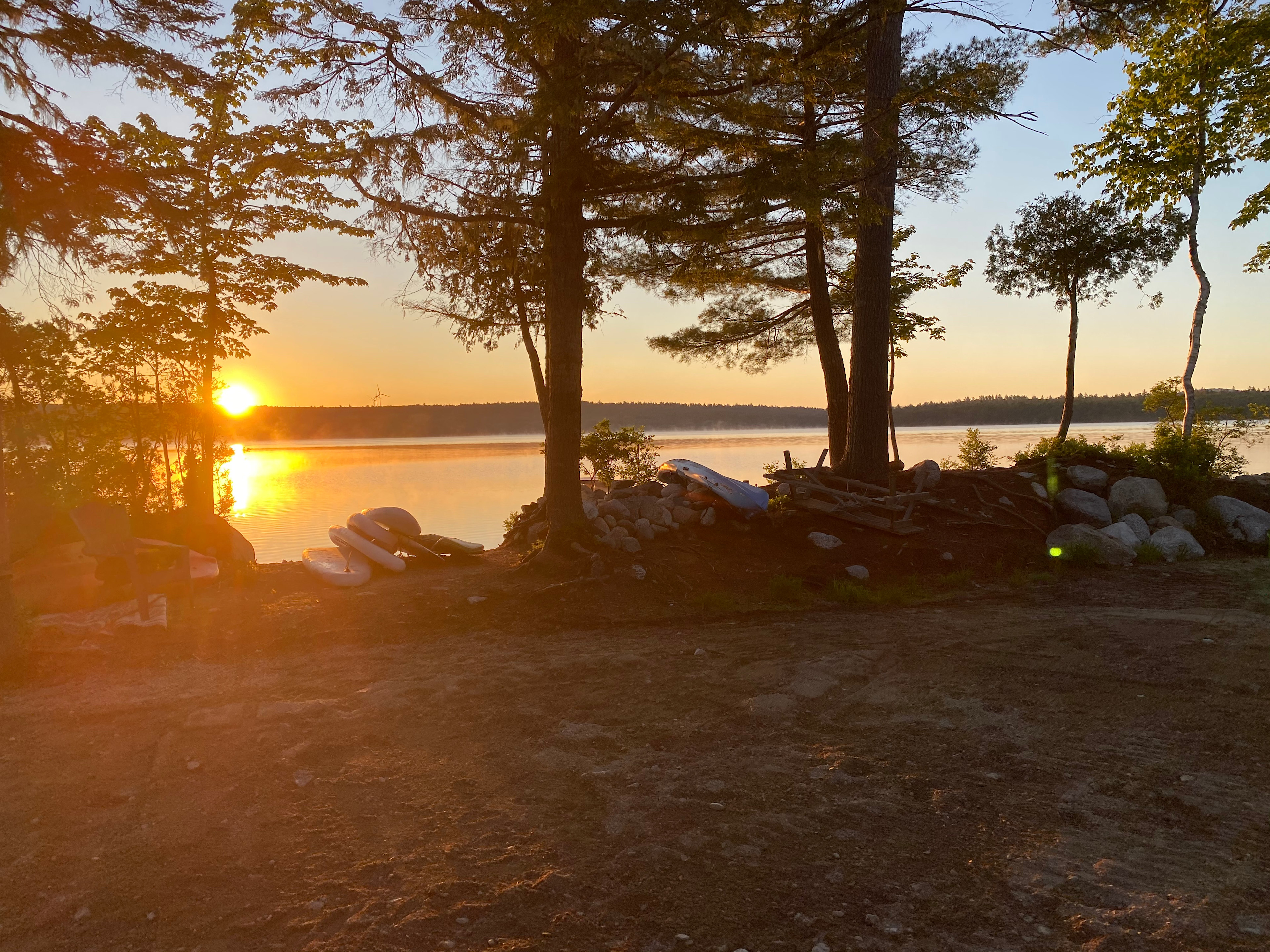 Sunrise Point on Molasses Pond