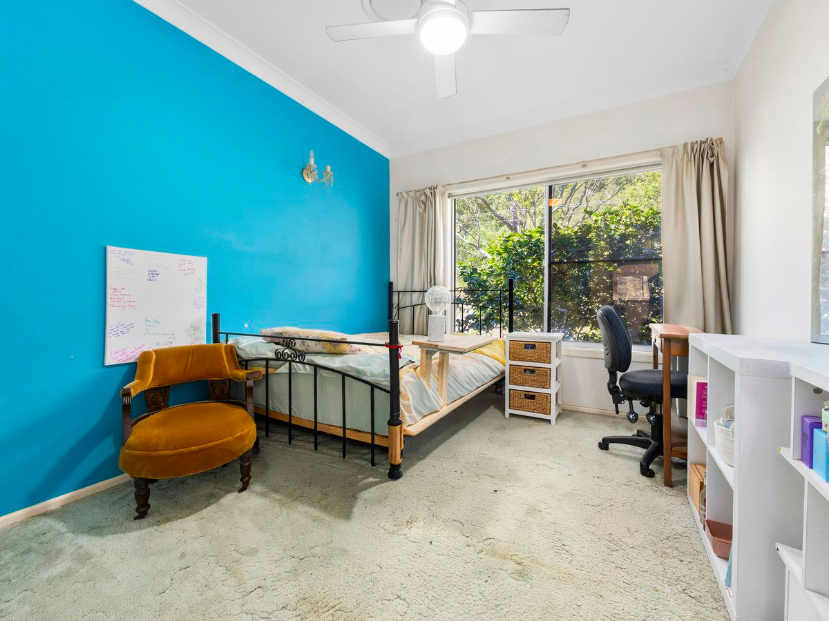 Bedroom 2 upstairs - double bed with plenty of room left for anything else you need. 