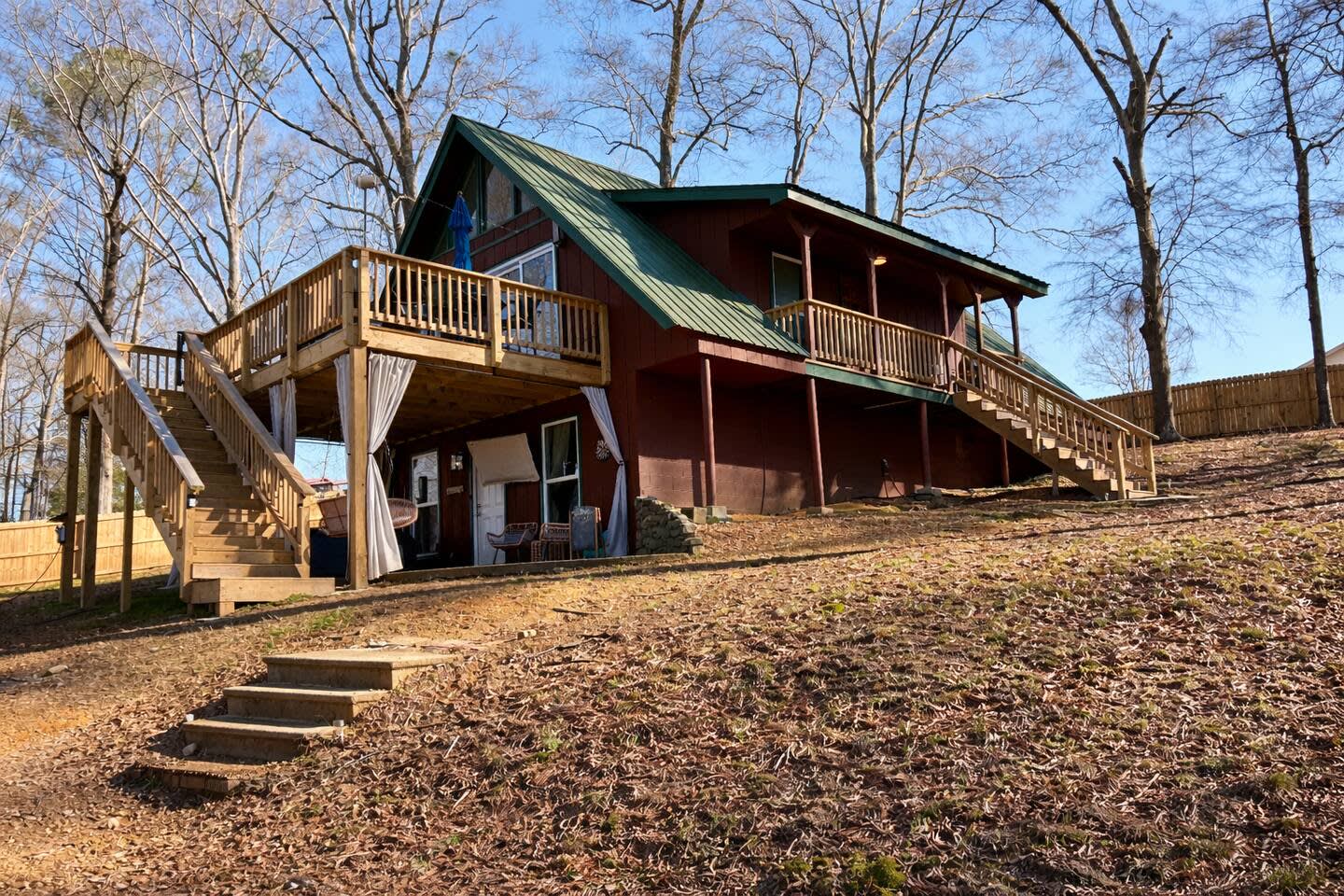 Family AFrame: Fenced, HotTub, Fire