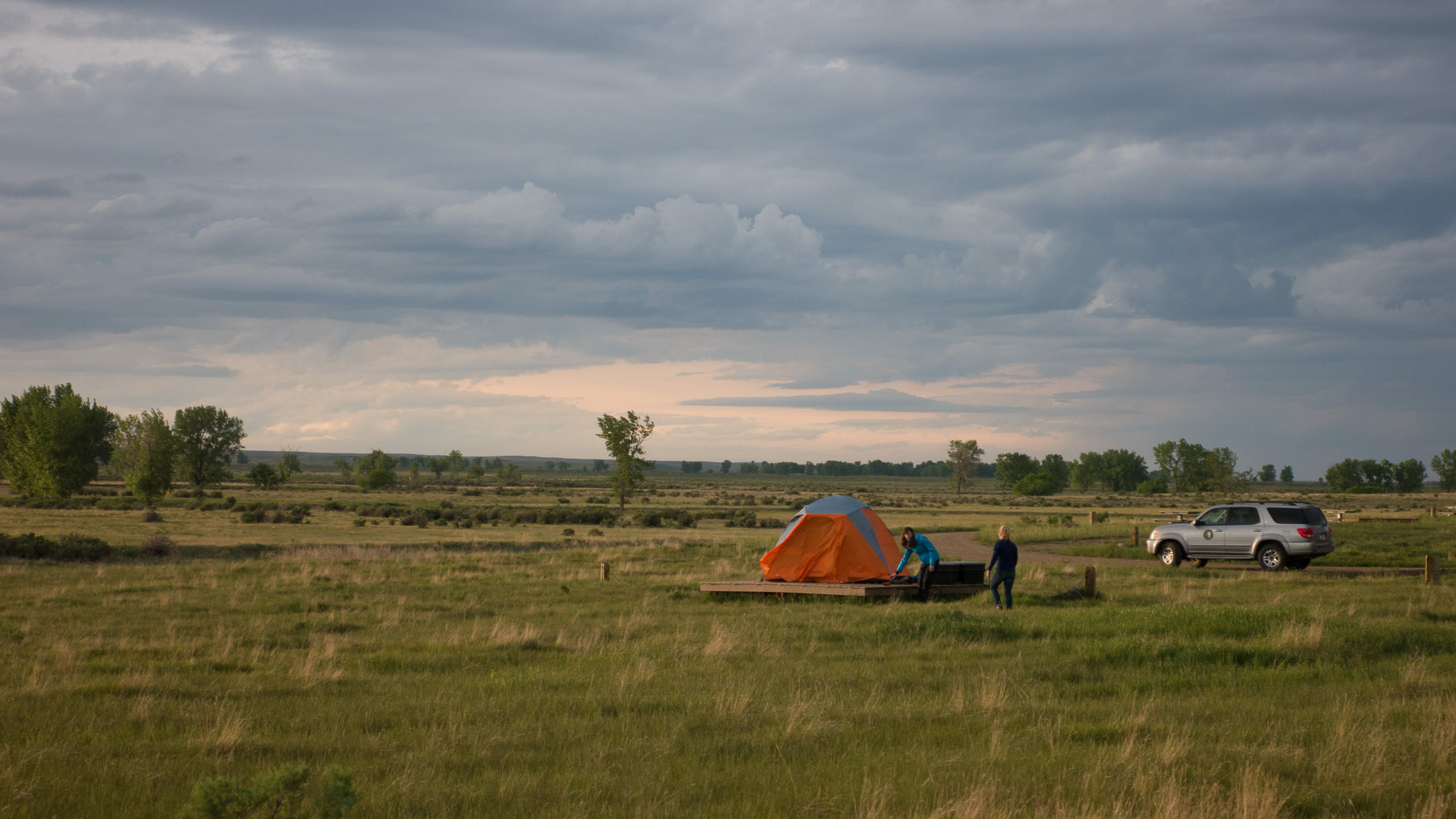 American Prairie Buffalo Camp