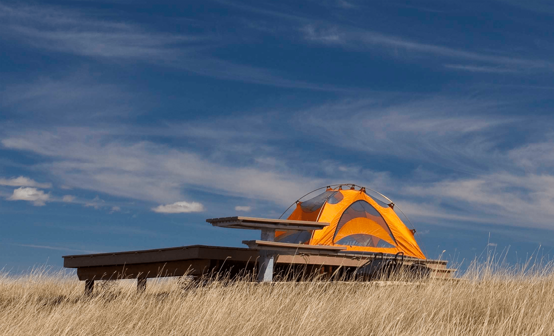 American Prairie Buffalo Camp