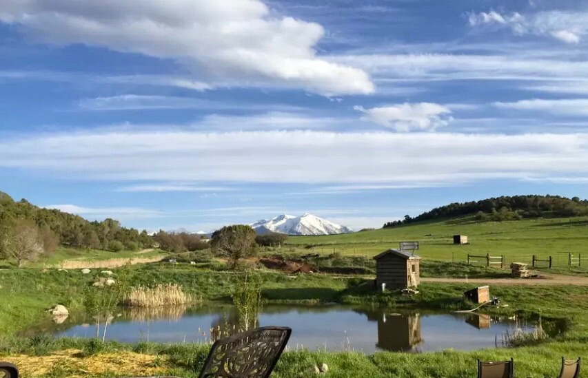 Beautiful Mt. Sopris watches over the entire ranch
