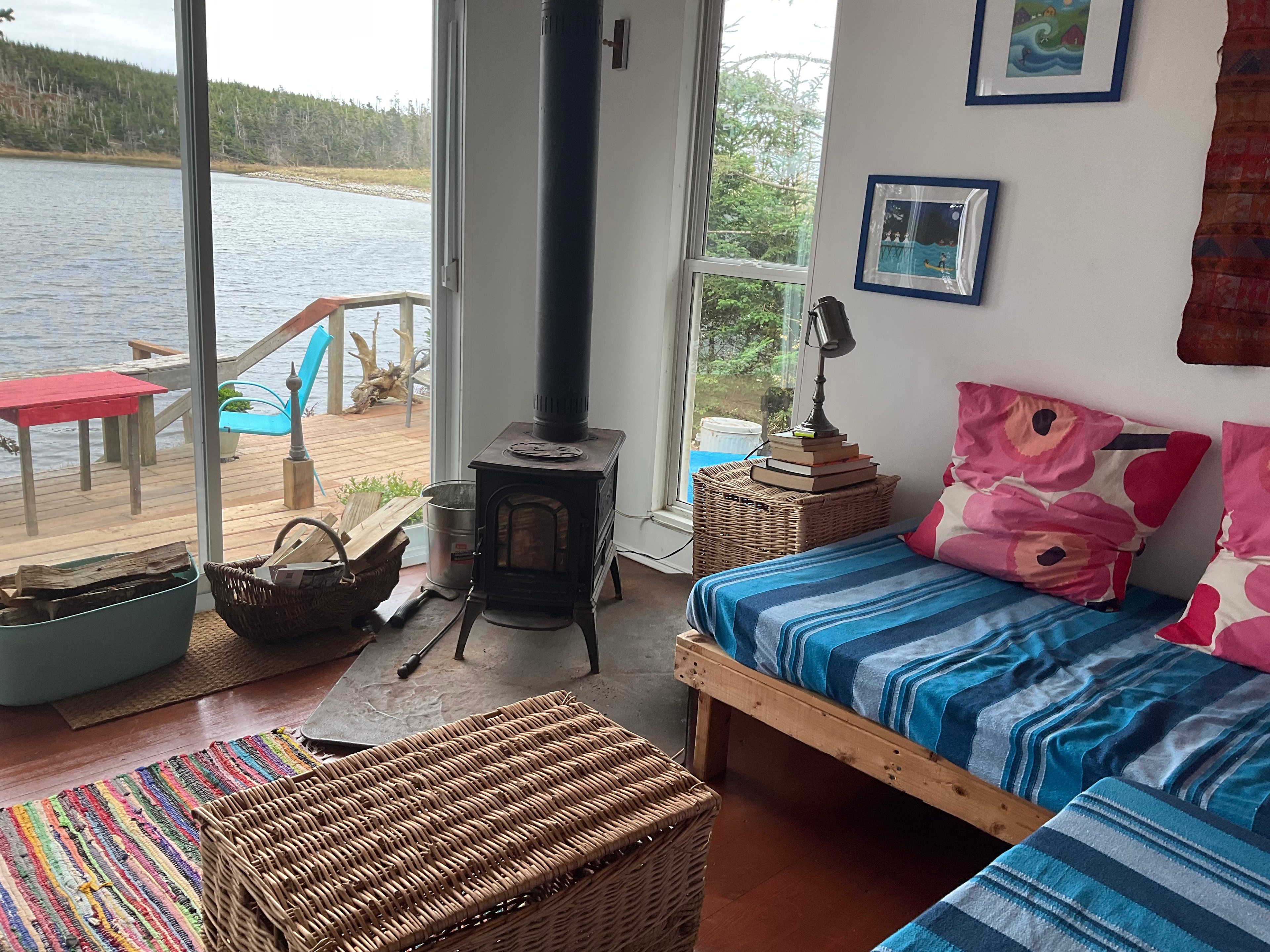 View from cabin of cove