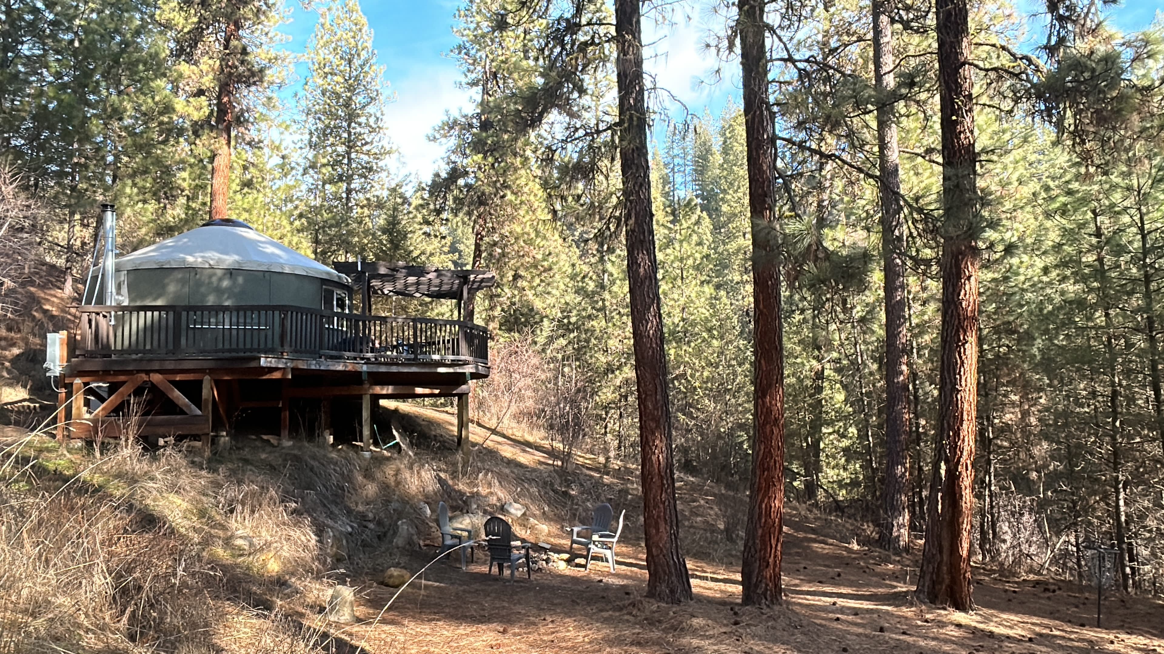 Secluded Off Grid Mountain Yurt