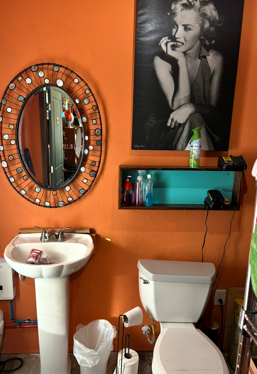 we also have a public bathroom for our friends from Hipcamp that do not have bathrooms in their rigs