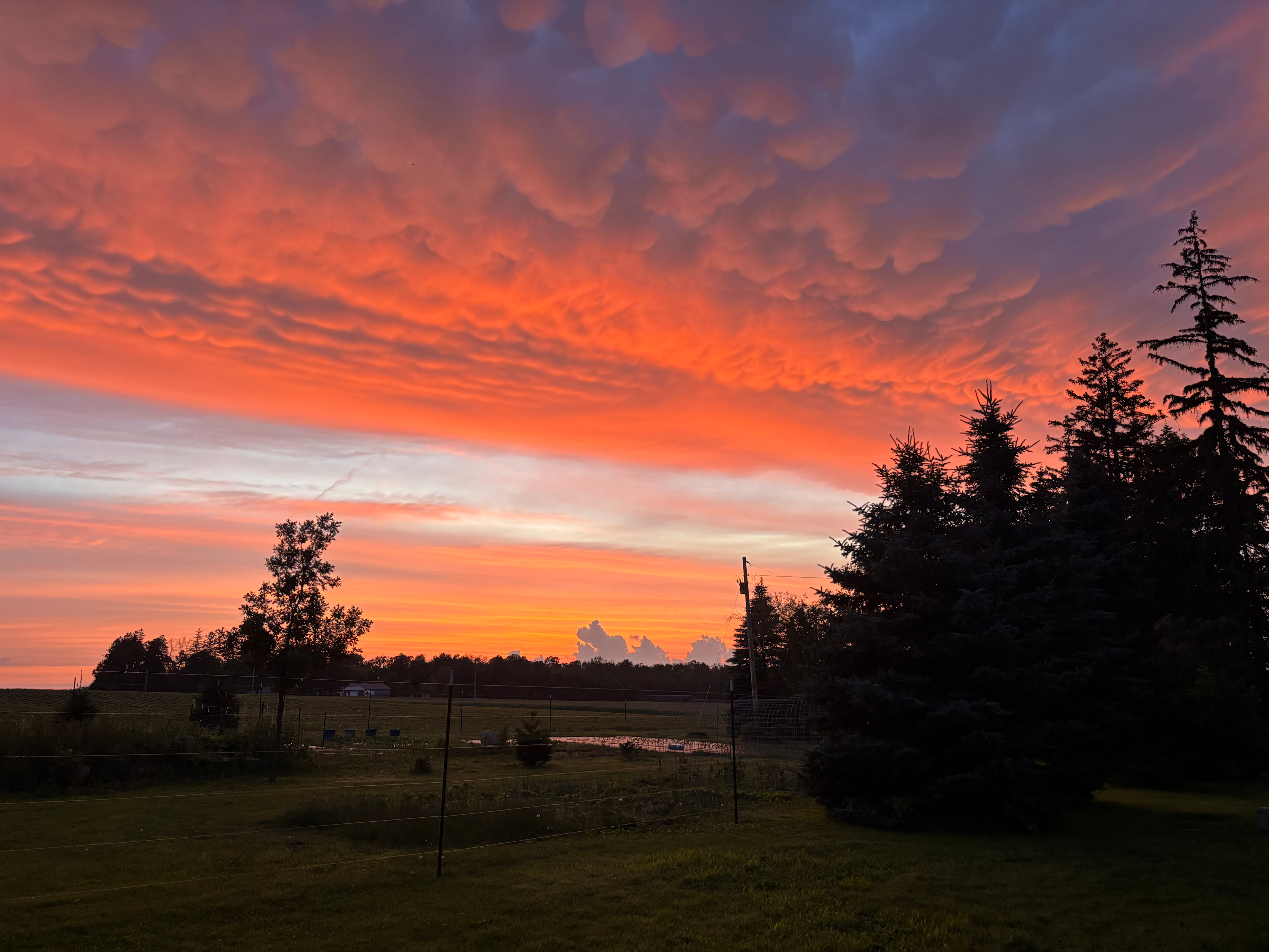 The sunsets are spectacular here!