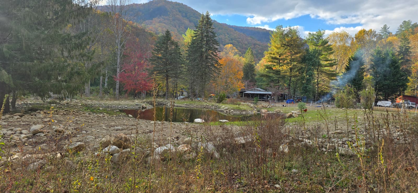 Camp Cruso: Mountains, River & Farm