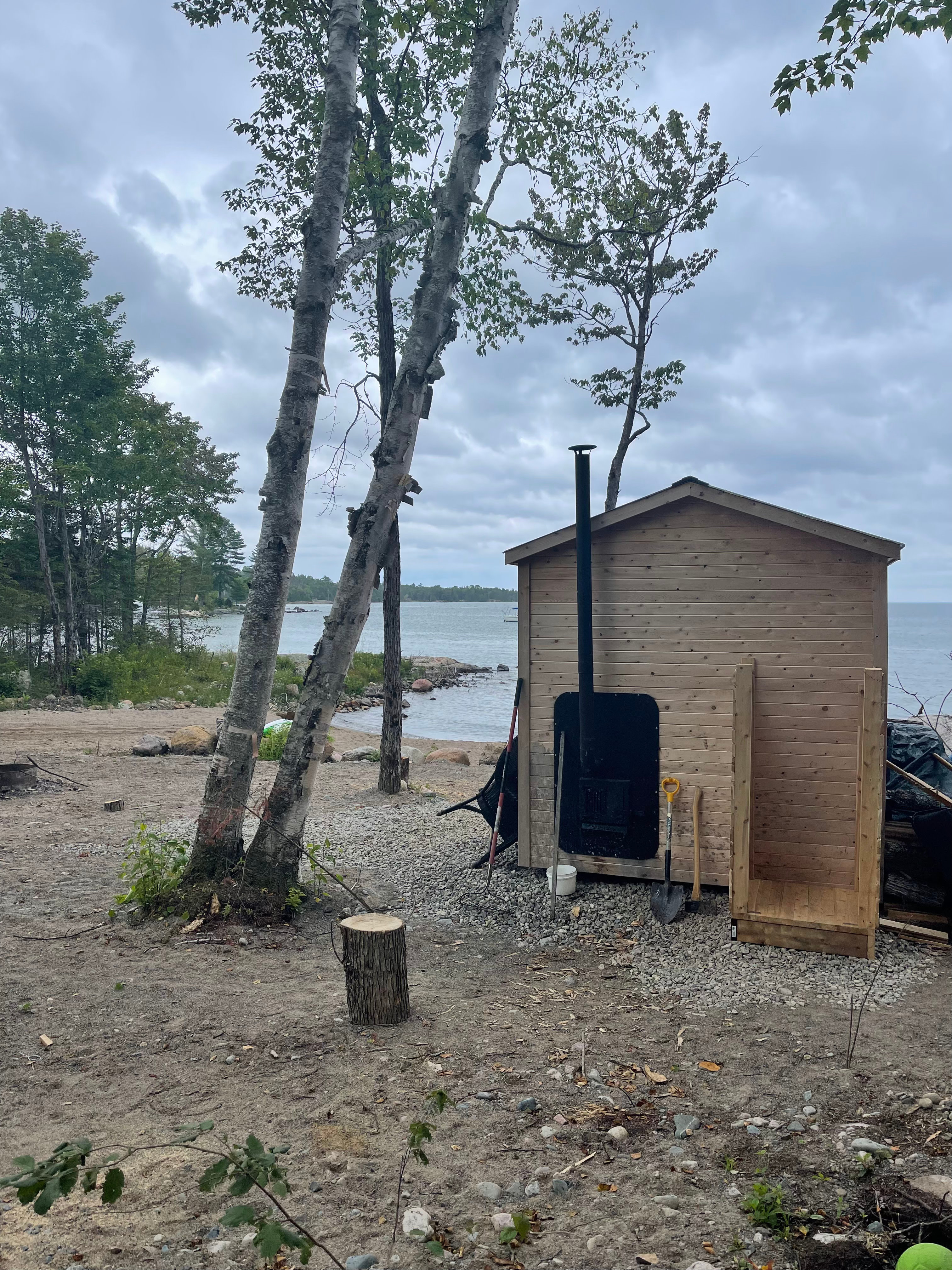 Lake Huron Private Beach/Sauna Site