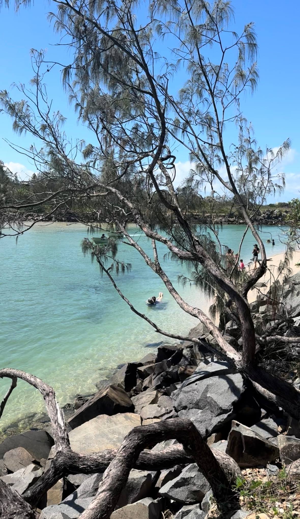 Pottsville creek on high tide 