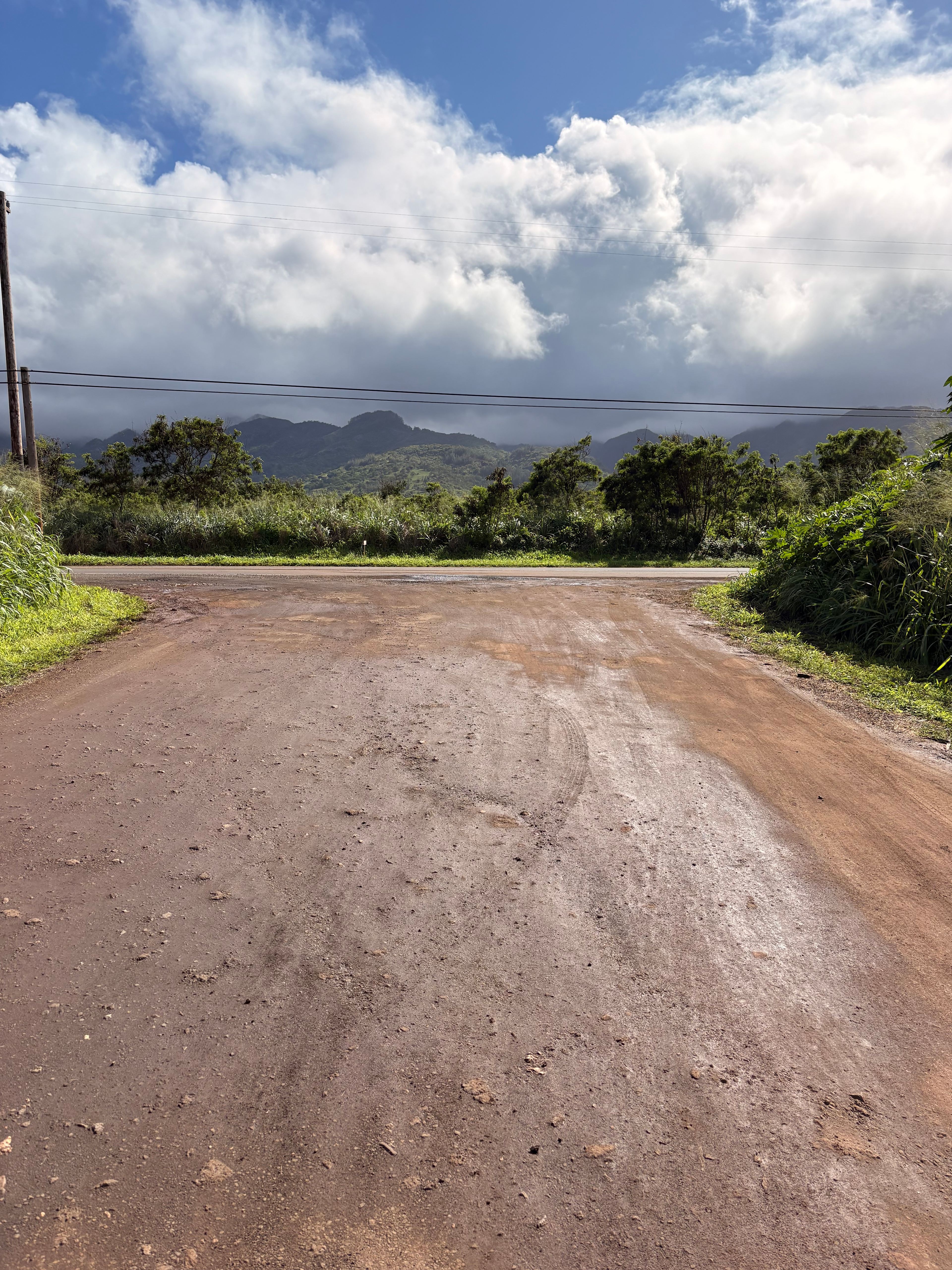 The main road (Farrington Hwy) 