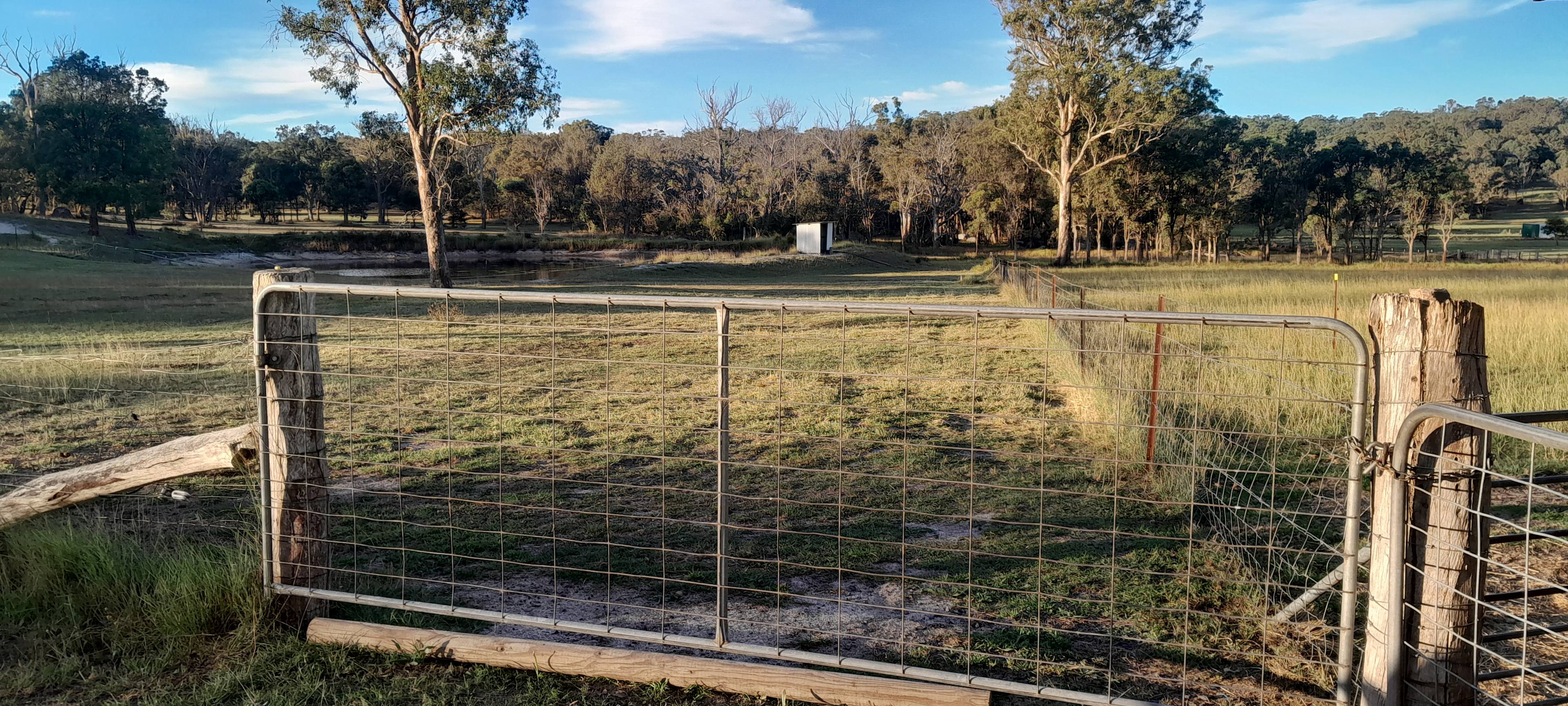 This is the second gate you'll pass through to get to the dam patch. Please always leave gates exactly as you found them. 