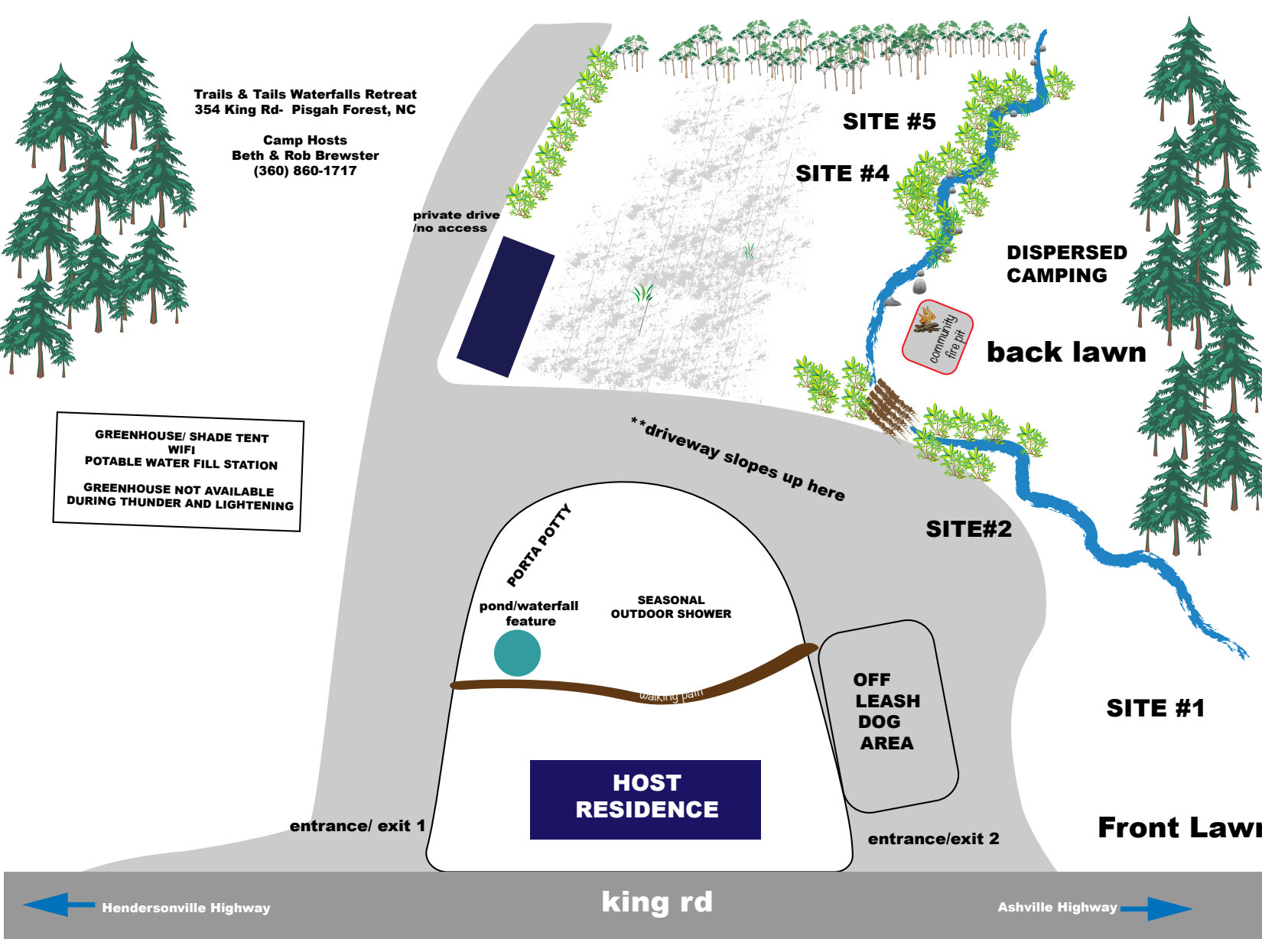 Trails & Tails Waterfalls Retreat