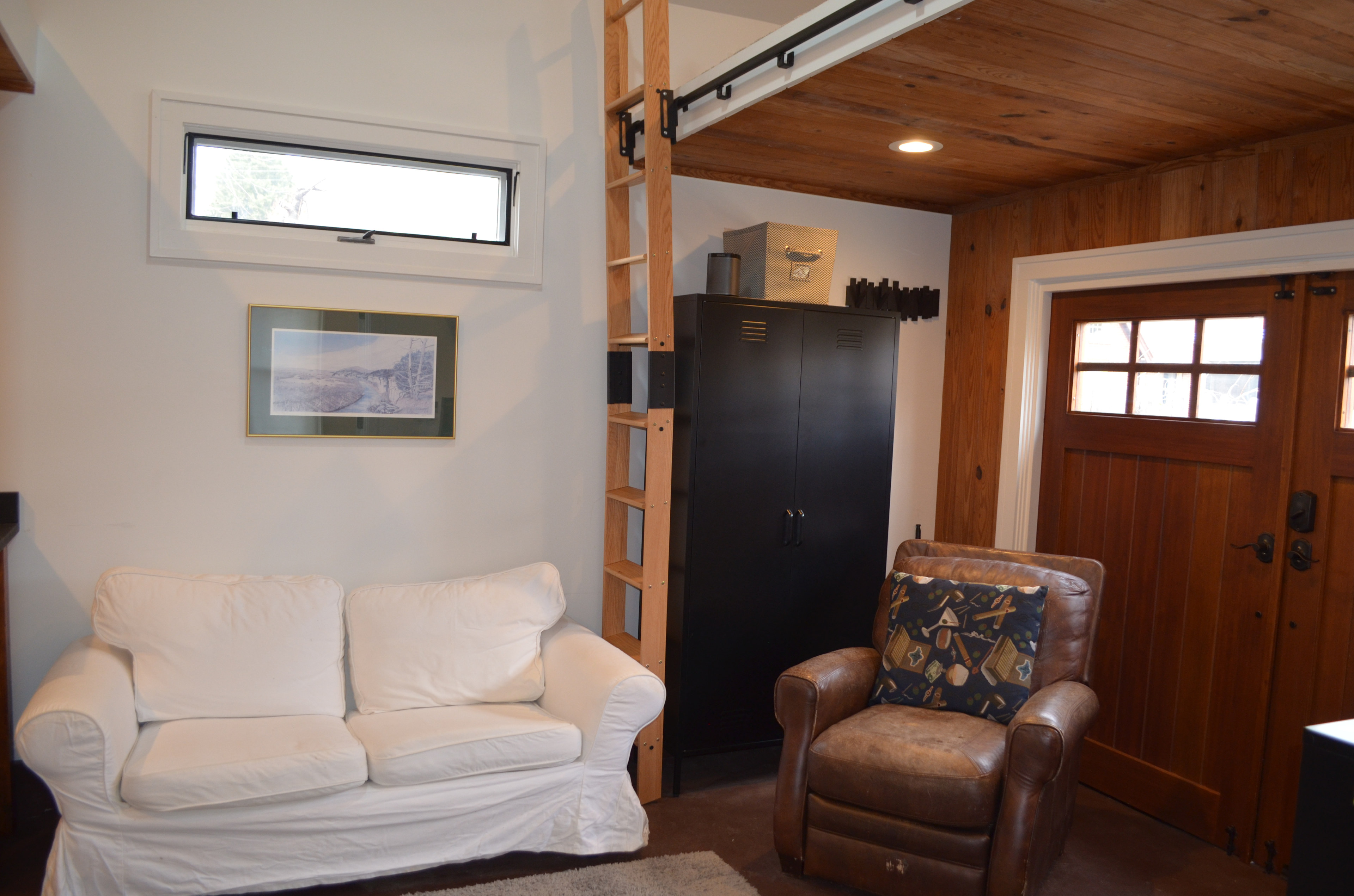 Plenty of seating for you and a traveling companion.  