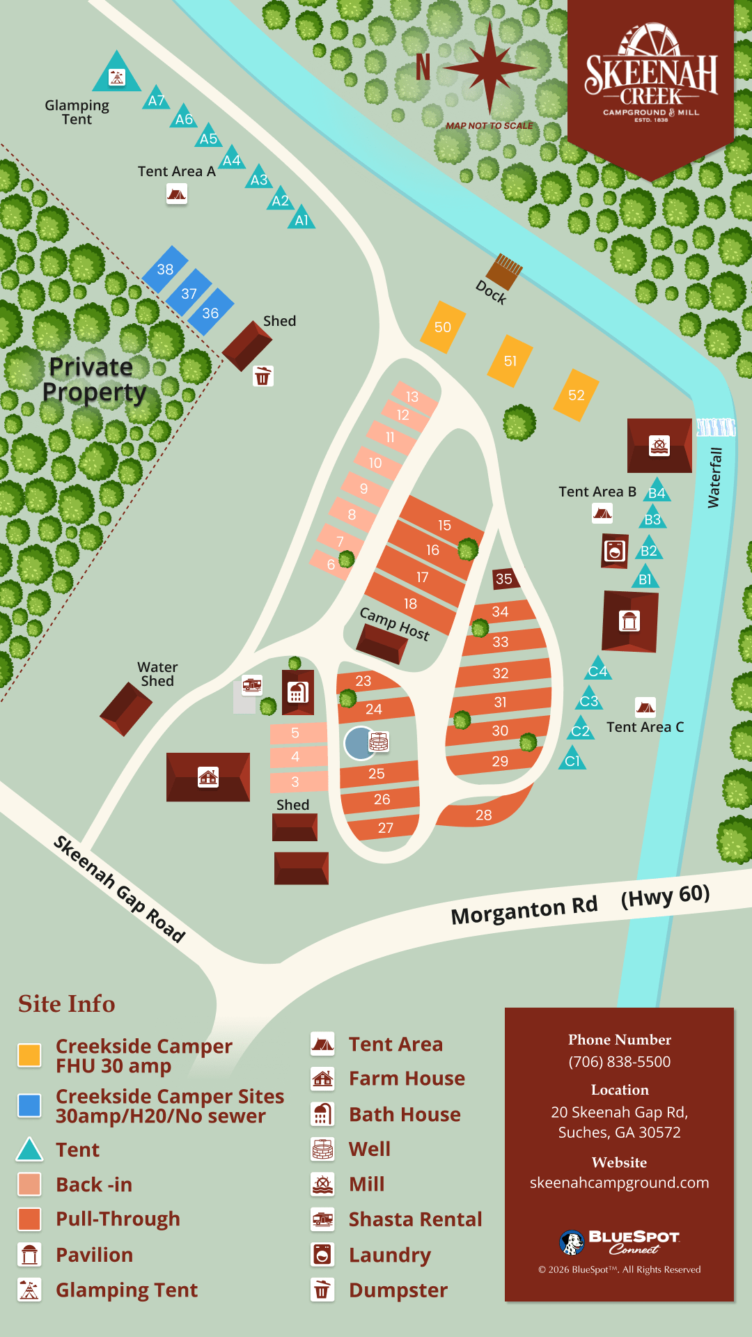 Skeenah Creek Campground and Mill