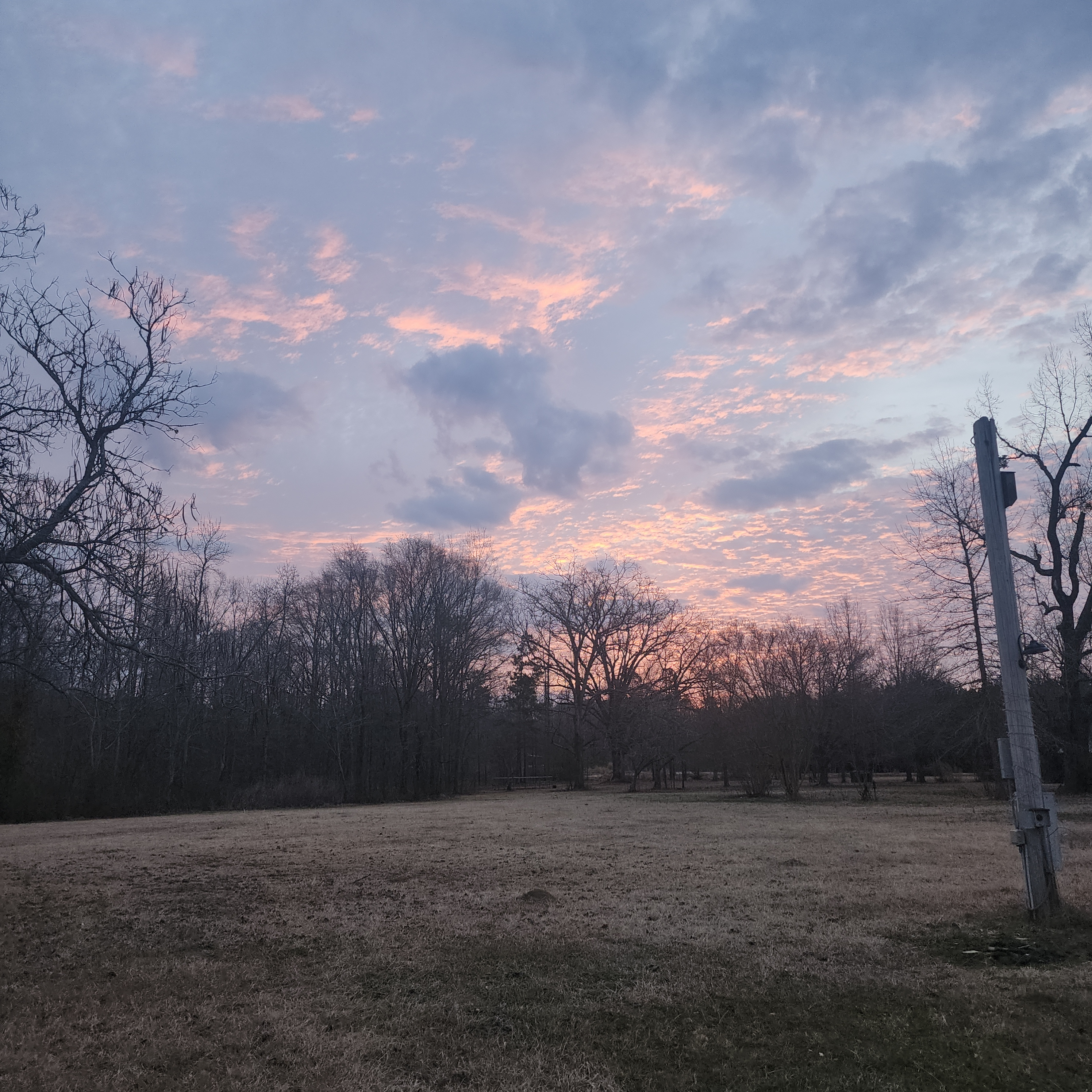 Just missed sunrise but still beautiful!