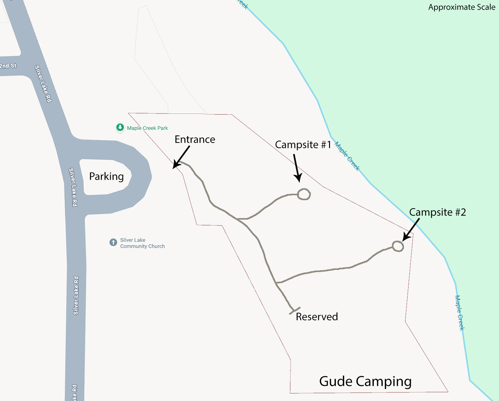 Map of the property