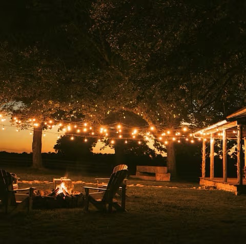 Beautiful night time views on the farm everywhere you look! 