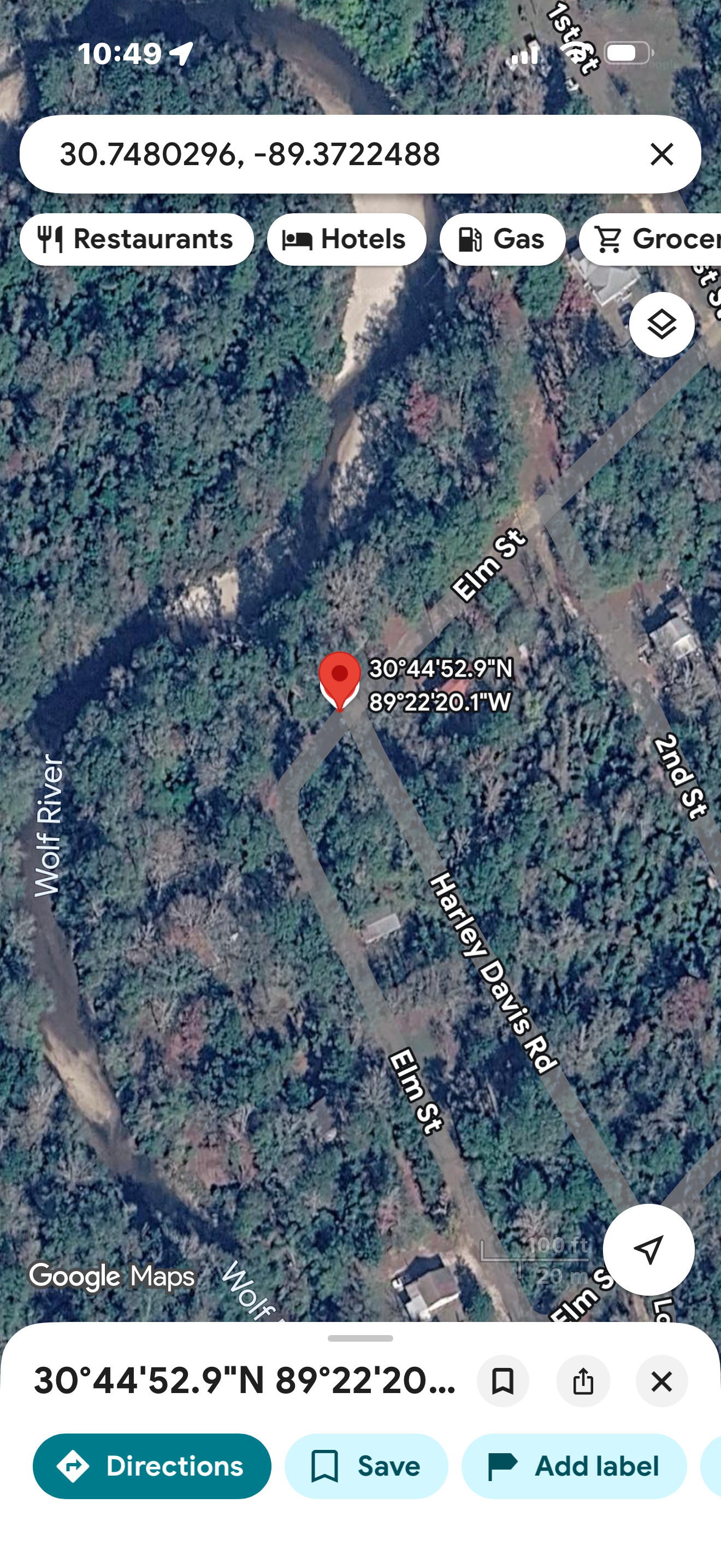 Wolf river fishing camp