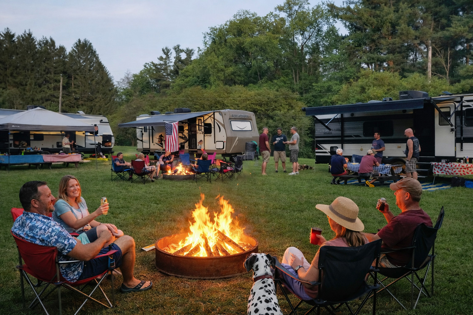 Boondock area made for camping in groups