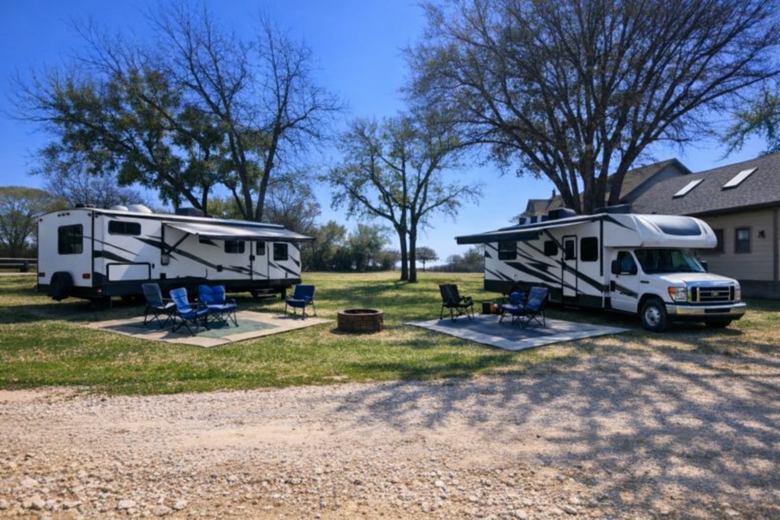 Sites 1 and 2. Street Side Lake View and Lake Side
