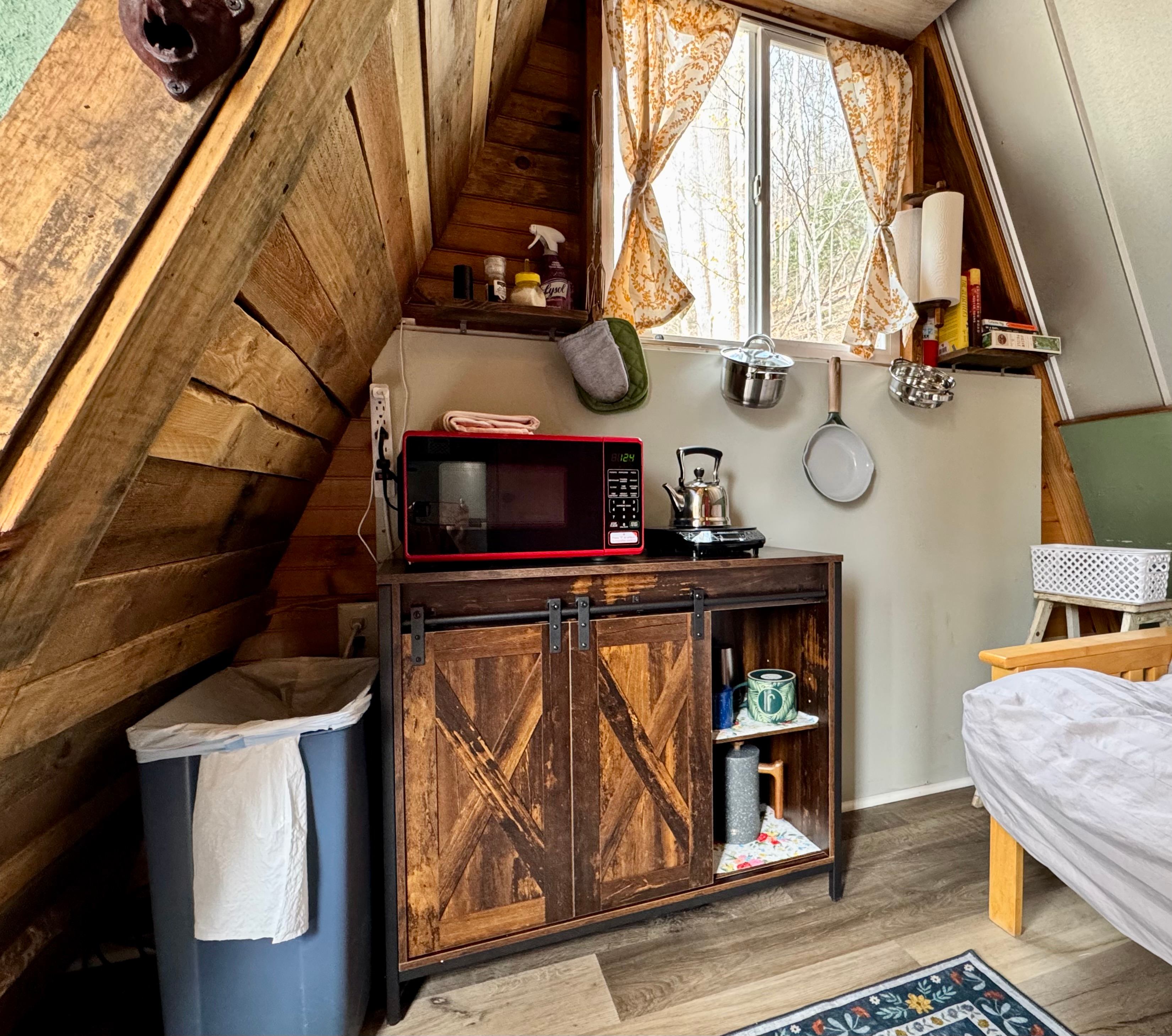A Tiny A-Frame 15 acres creek front