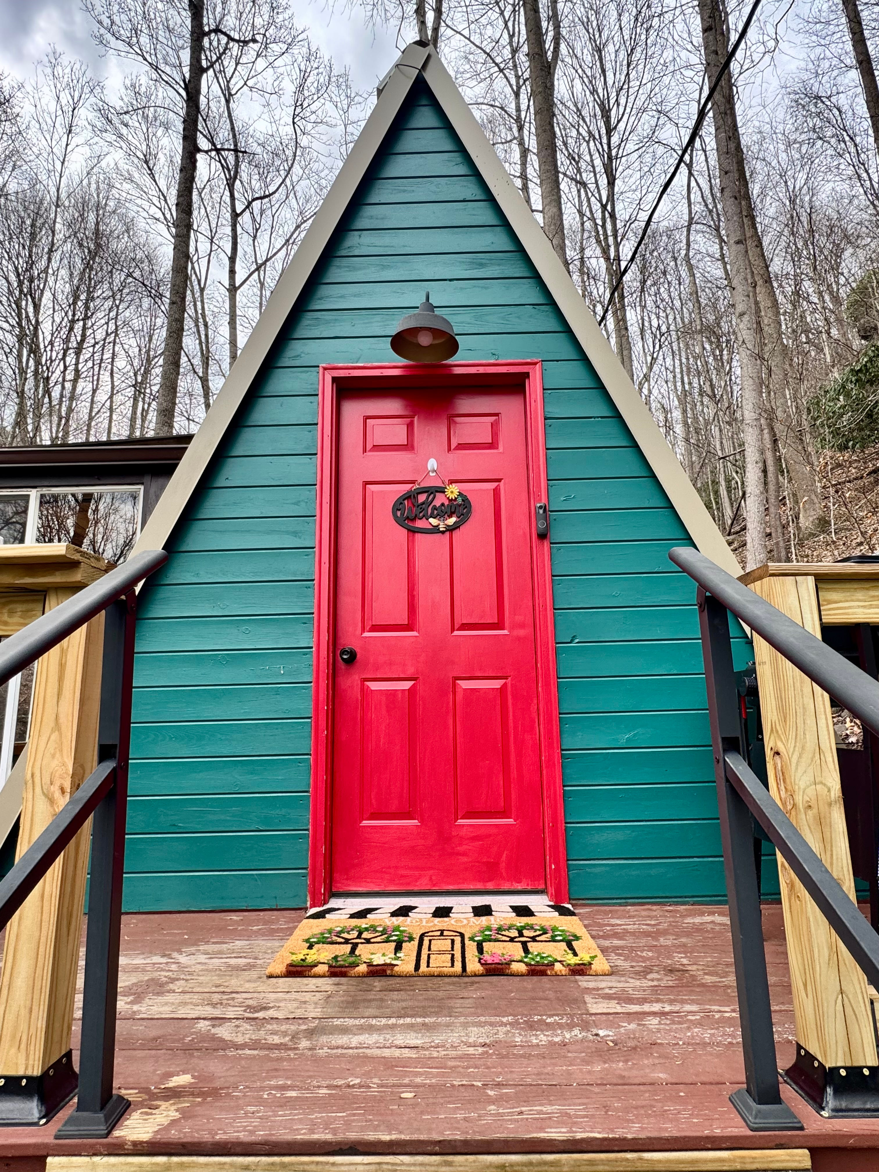 A Tiny A-Frame 15 acres creek front