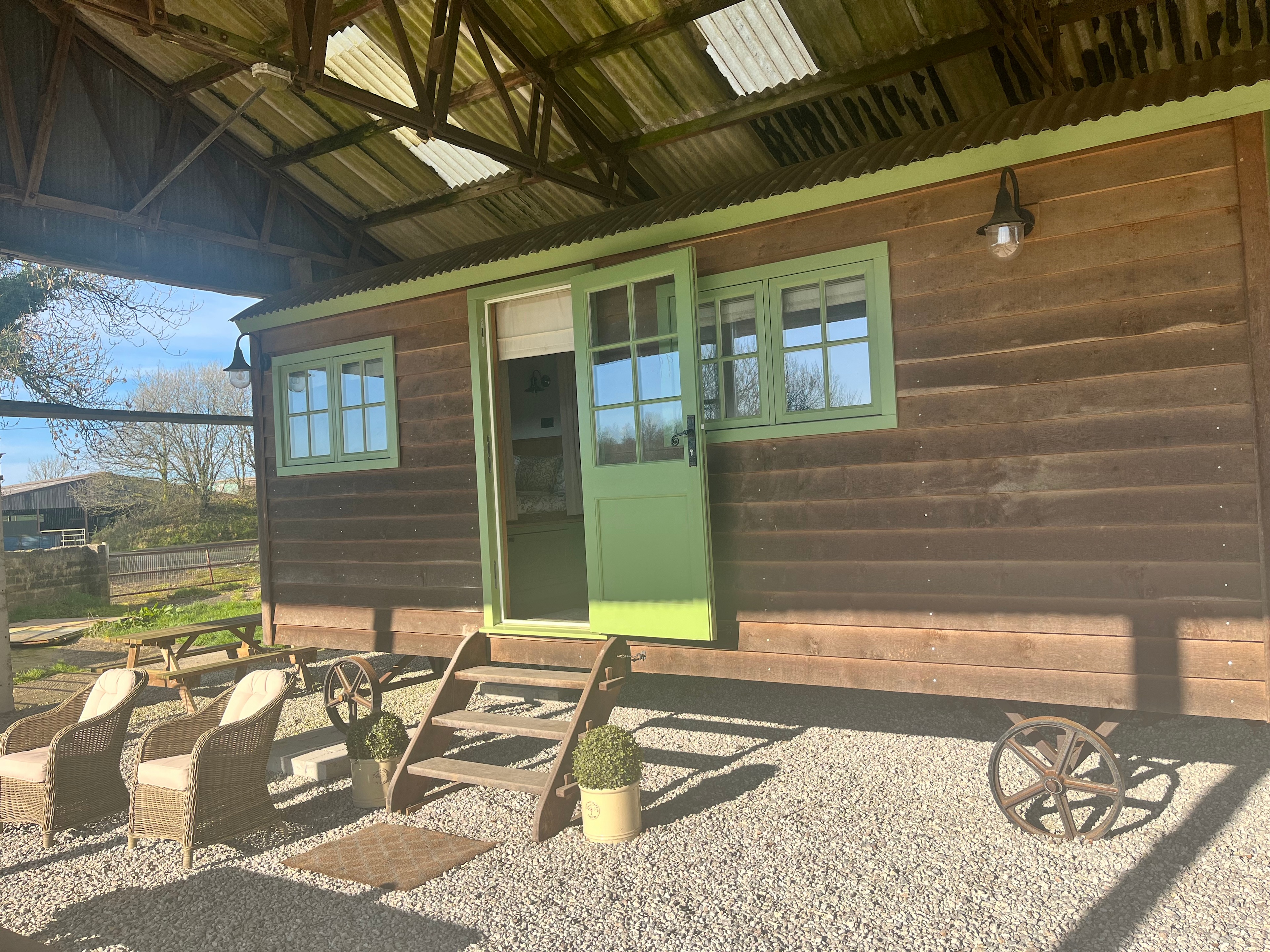 Northcombe Farm Shepherds Hut