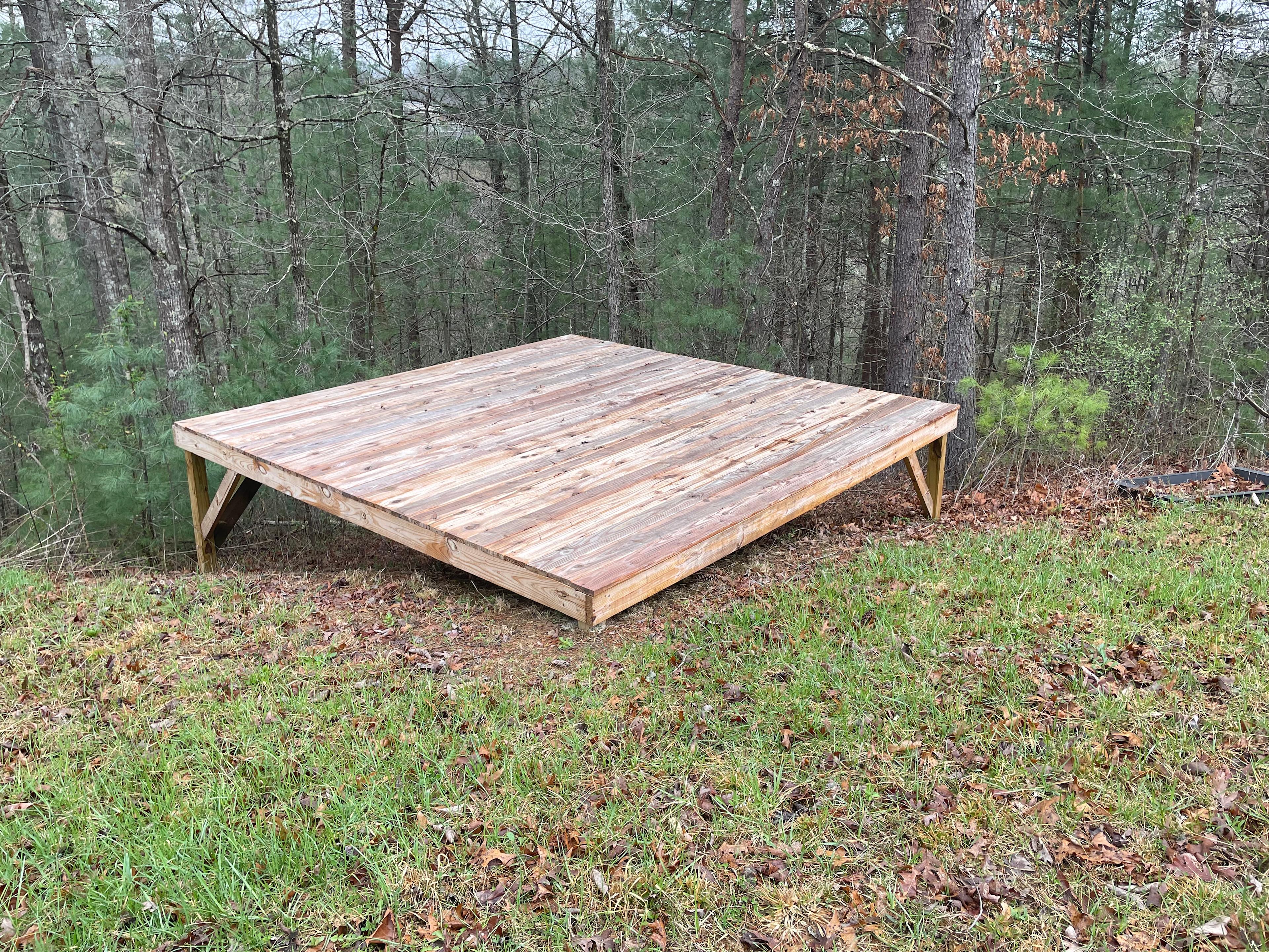 He stands are built specifically for visitor use feel free to put a tent on them or use them as a chair stand. 