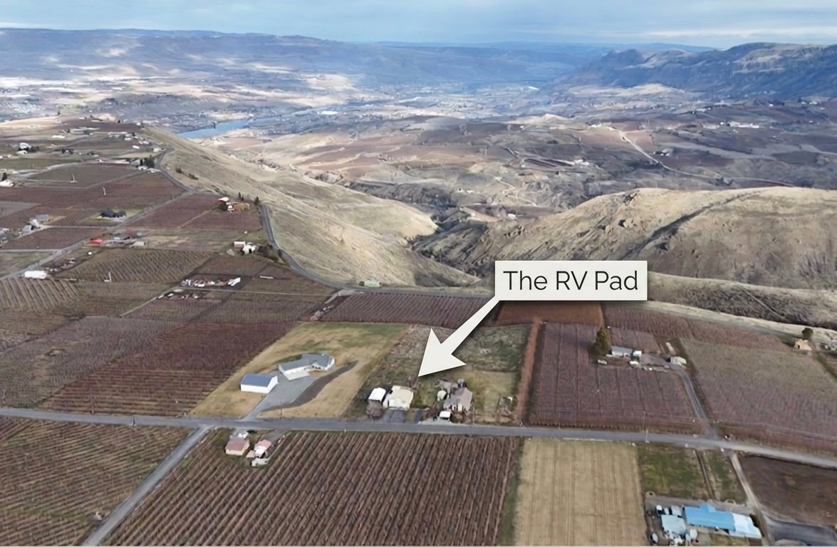 Scenic RV Pad in Wenatchee Heights